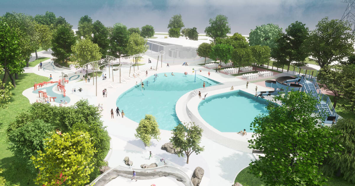 多个游泳池和水滑梯，将为多伦多唯一的水上乐园带来巨大改观