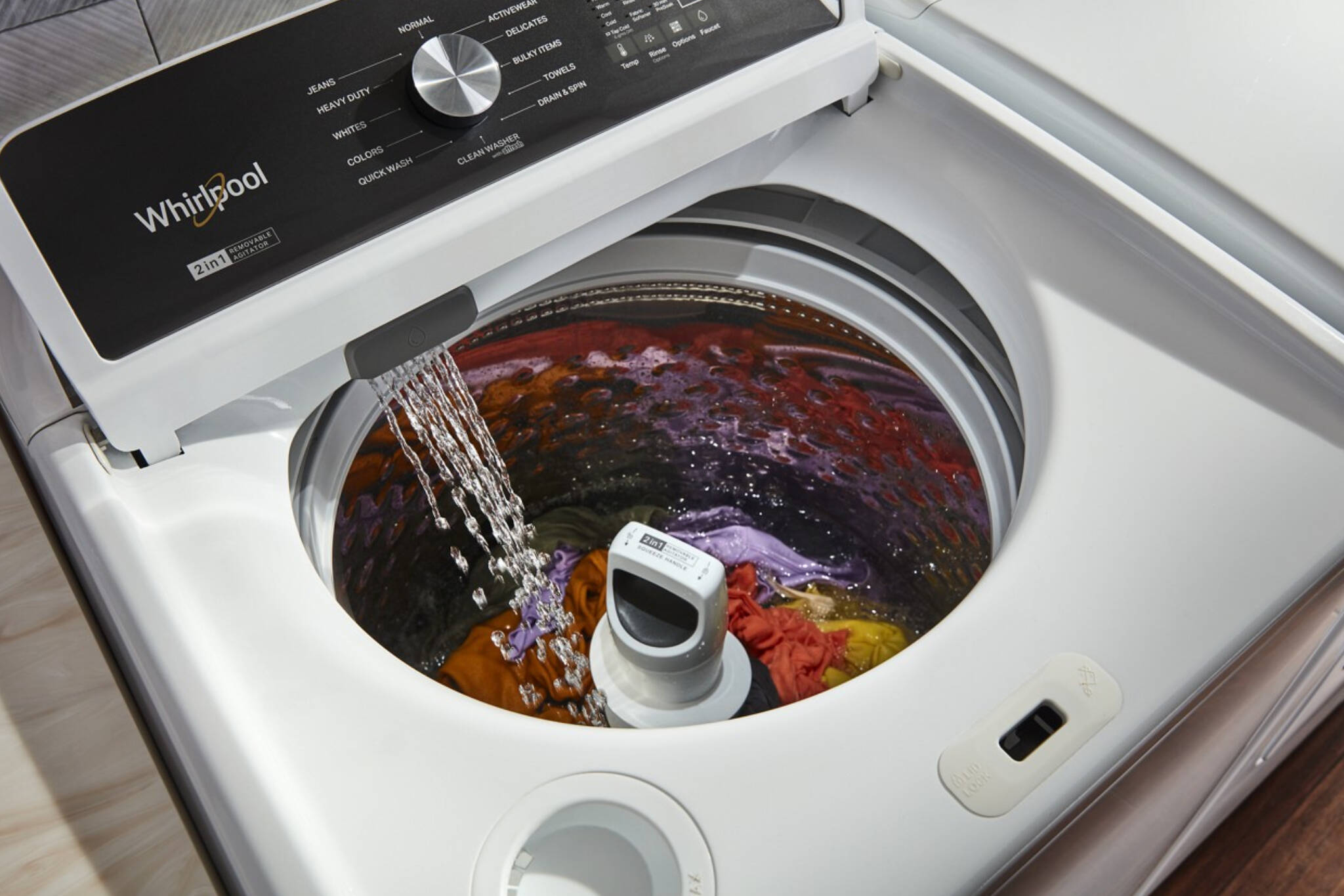 whirlpool top load washer dryer