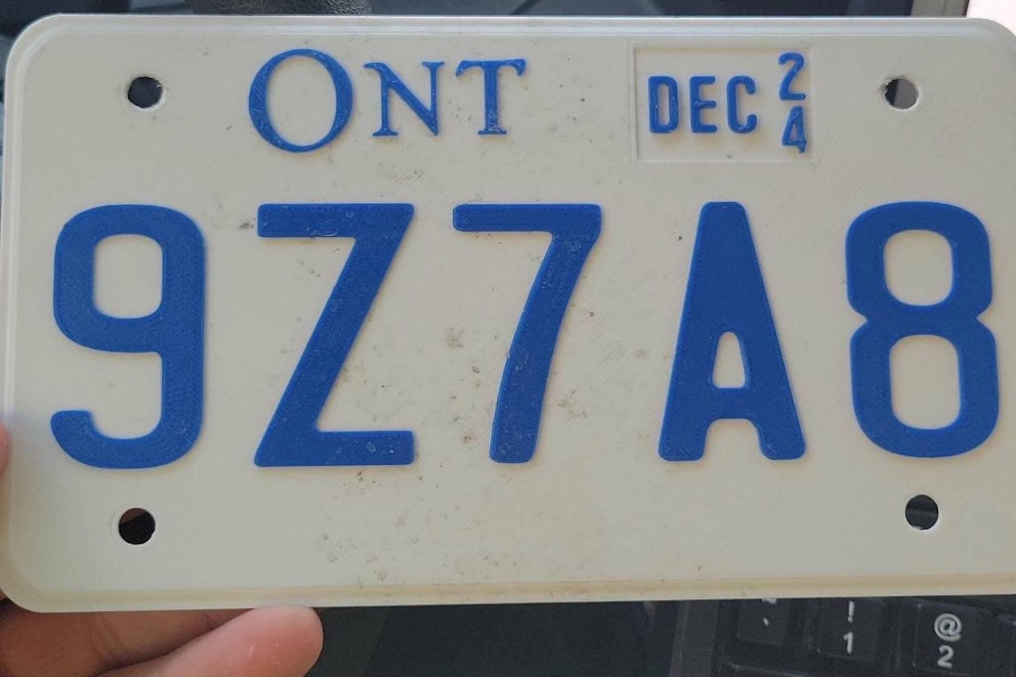 licence plate ontario
