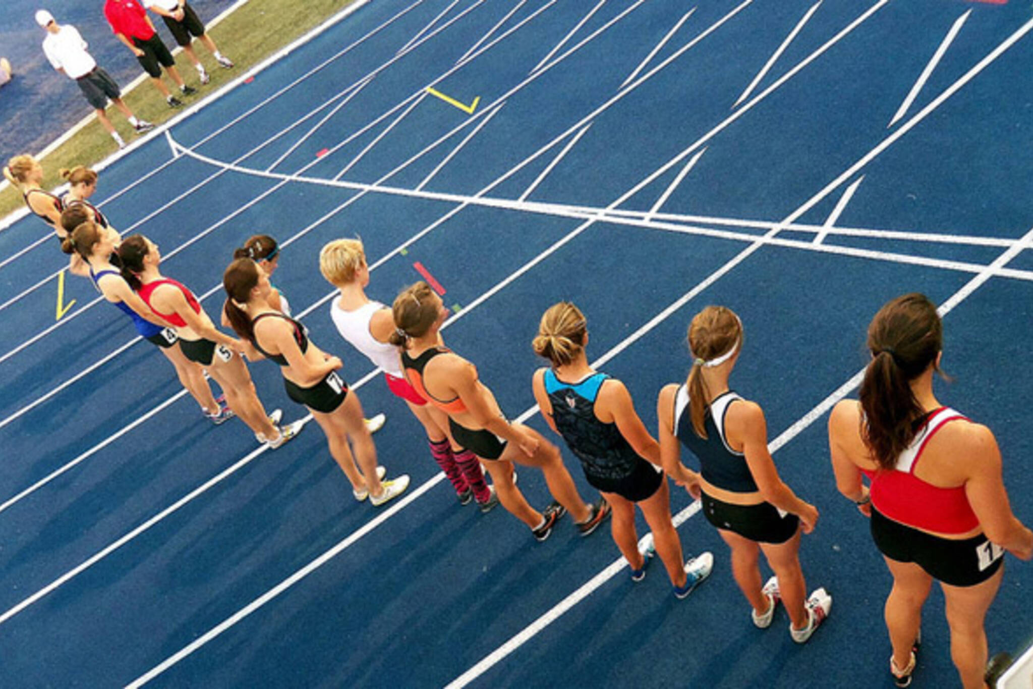 runner, girls, race
