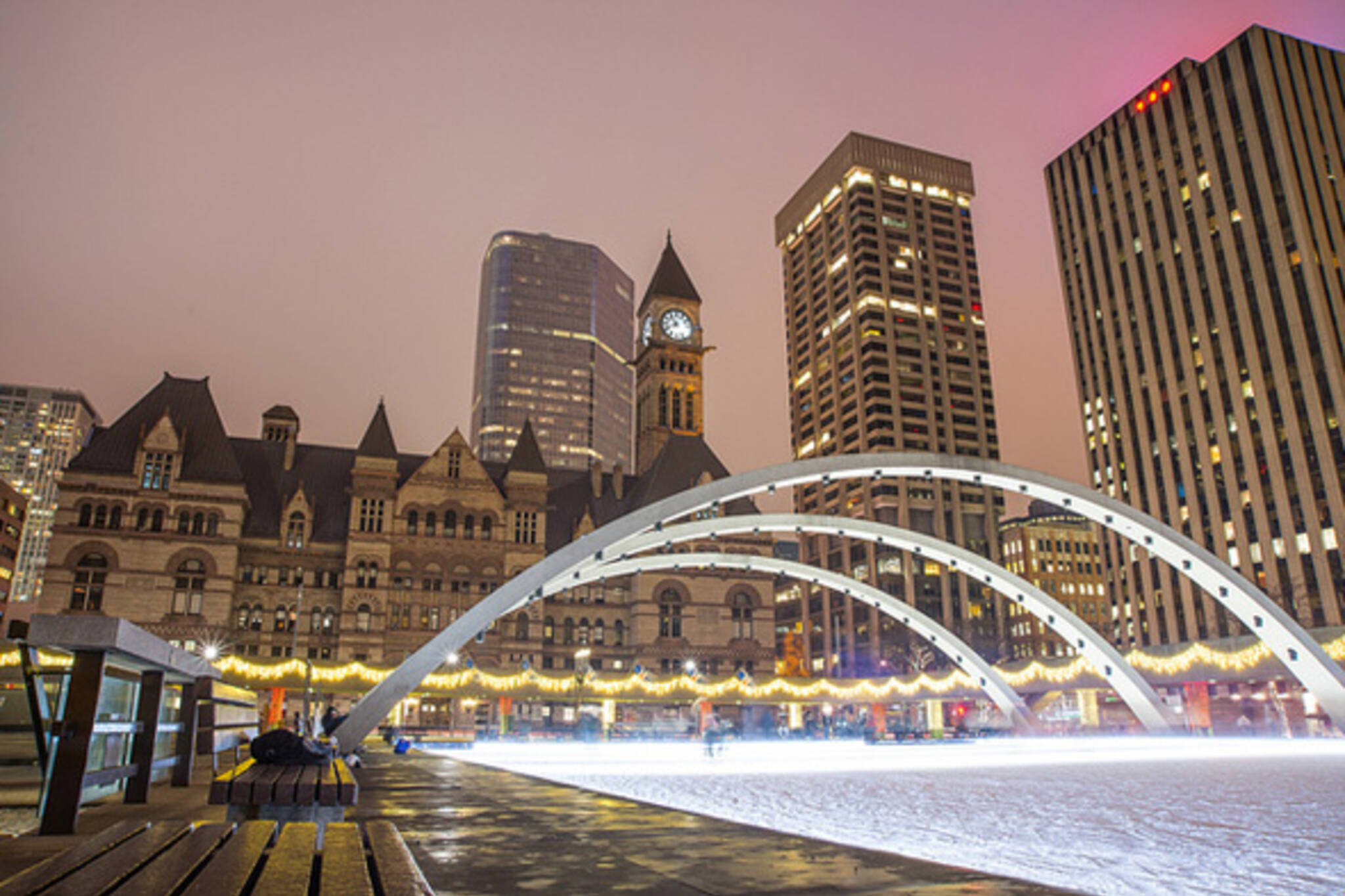City Hall Toronto Ice Rink