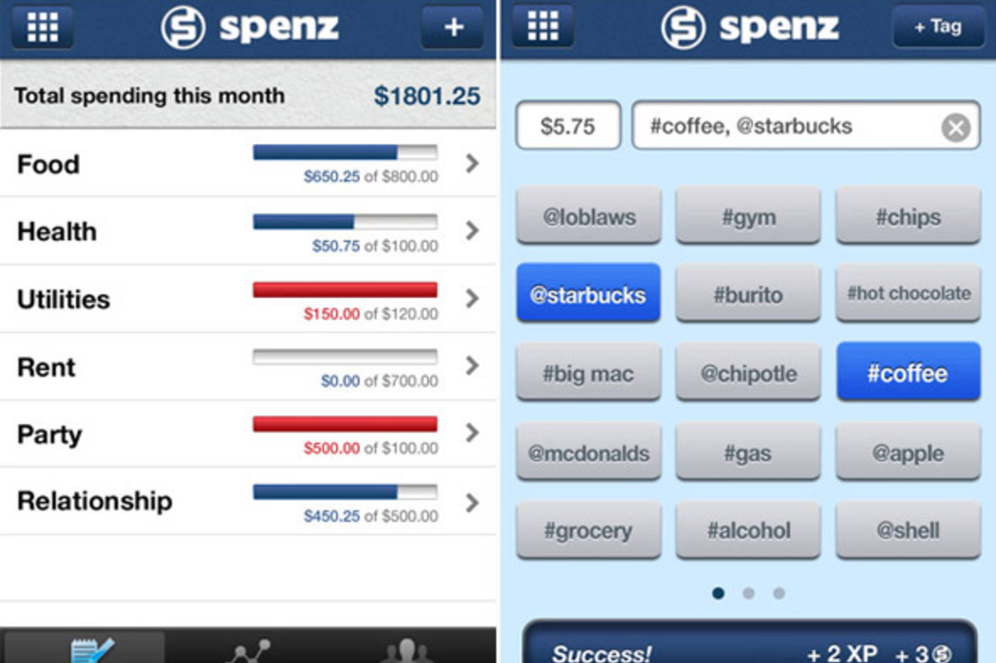 Spenz Money App