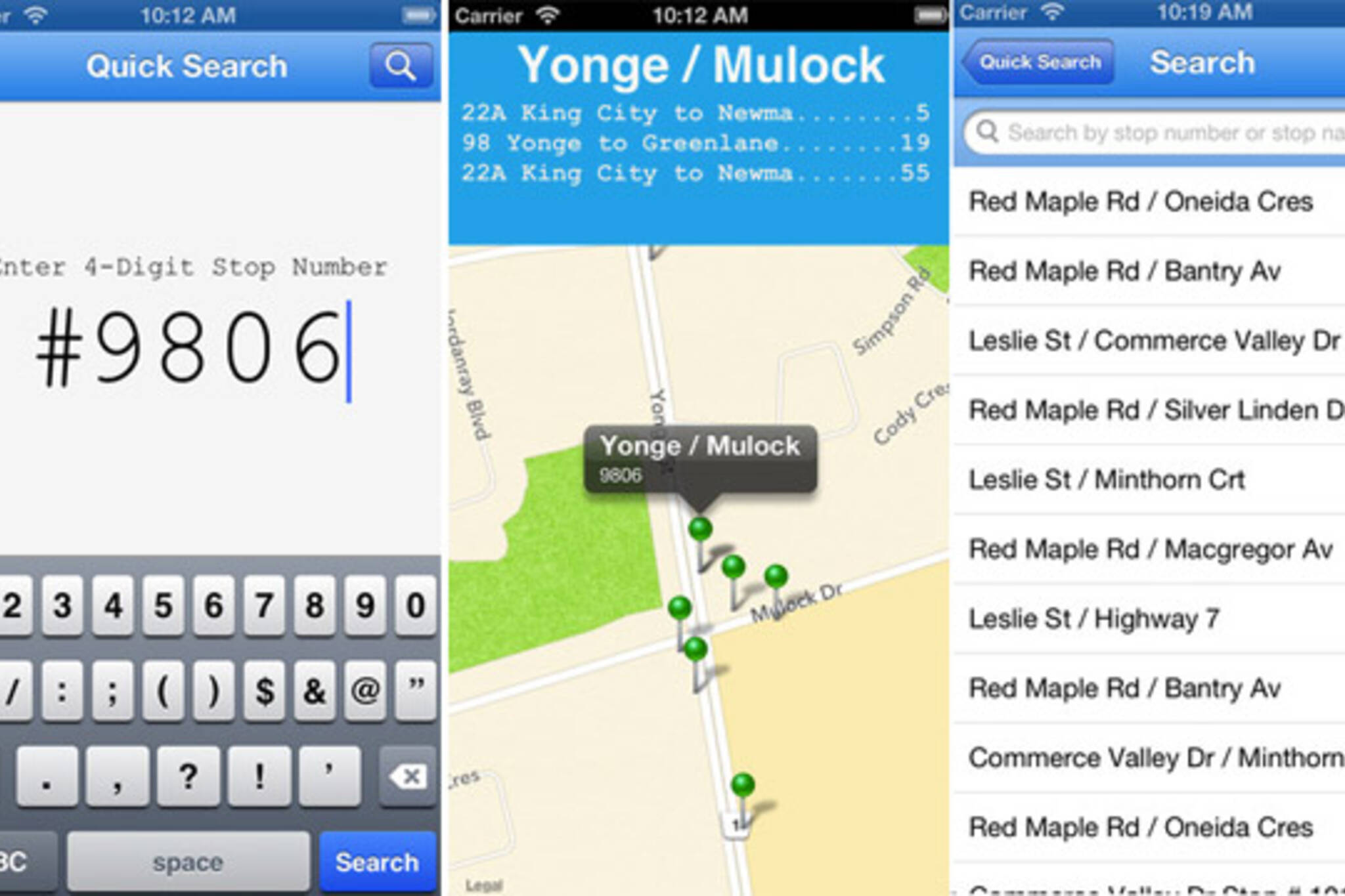 York Region Transit App