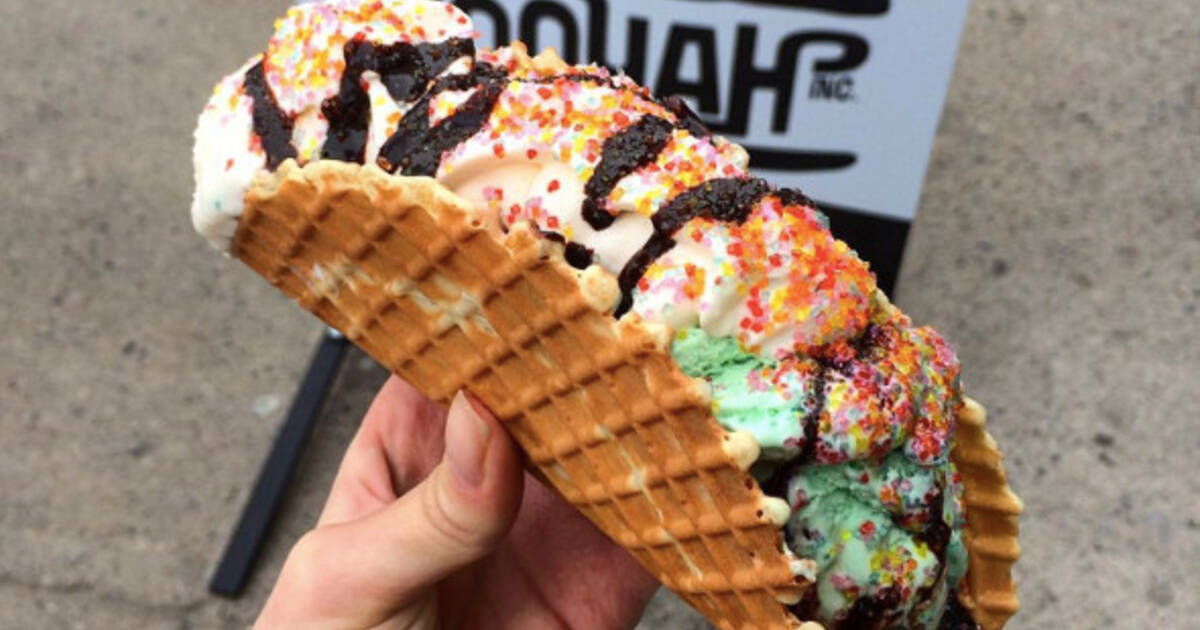 You can now eat ice cream tacos in Toronto