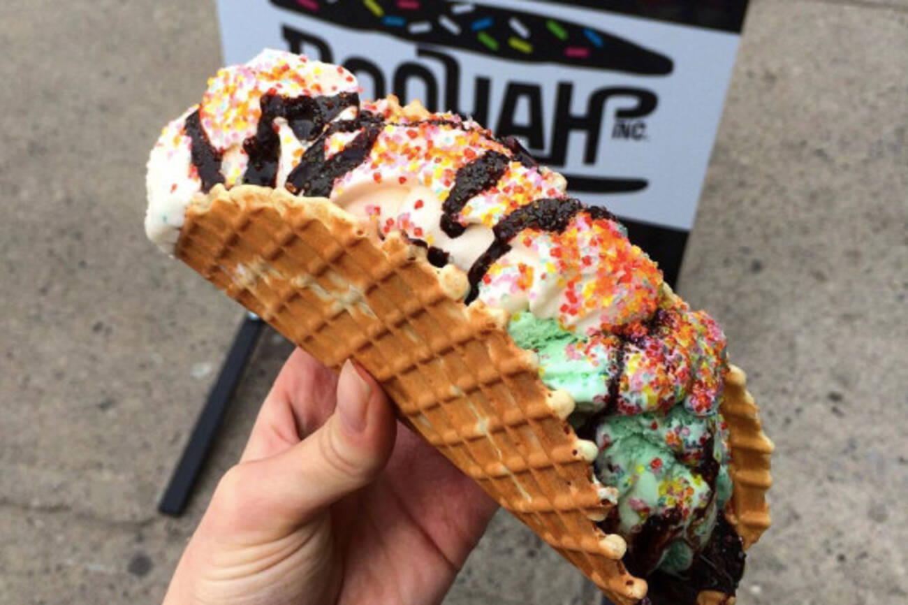 You can now eat ice cream tacos in Toronto