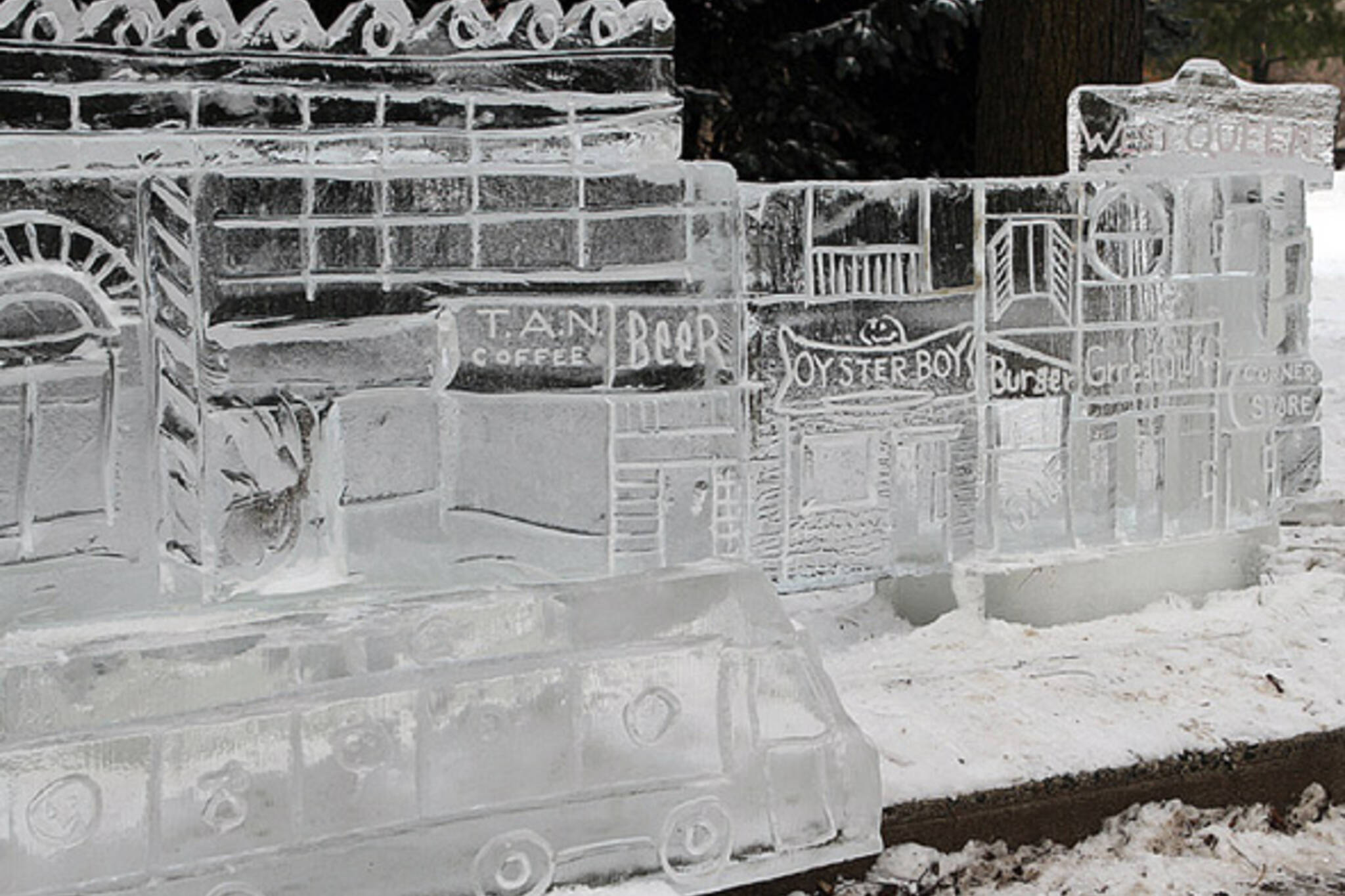 Trinity Bellwoods Ice Sculpture