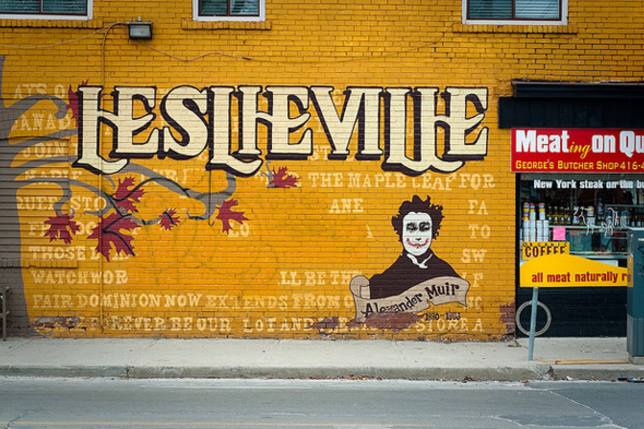 leslieville sign