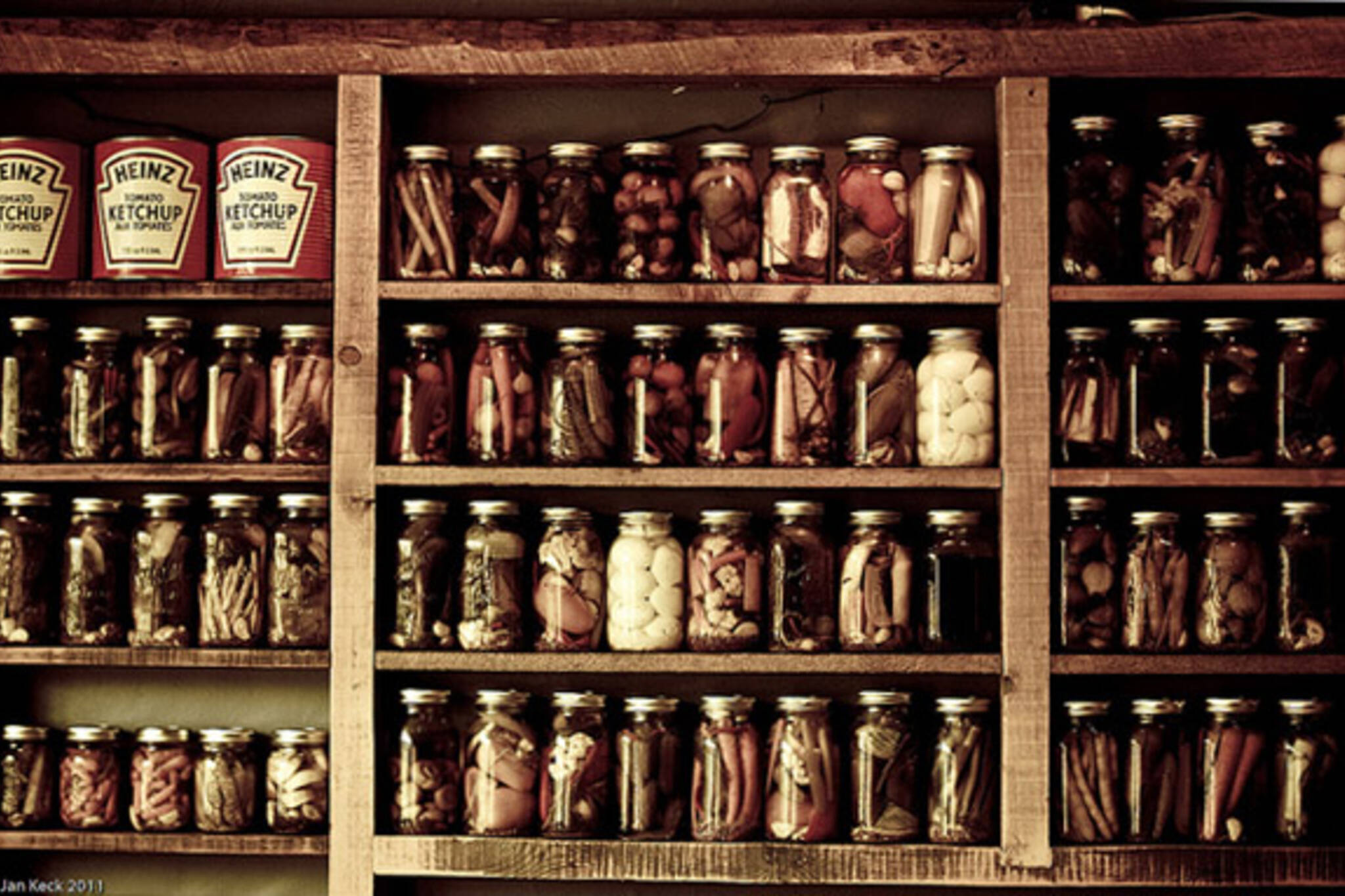 pickled, jars, preserved