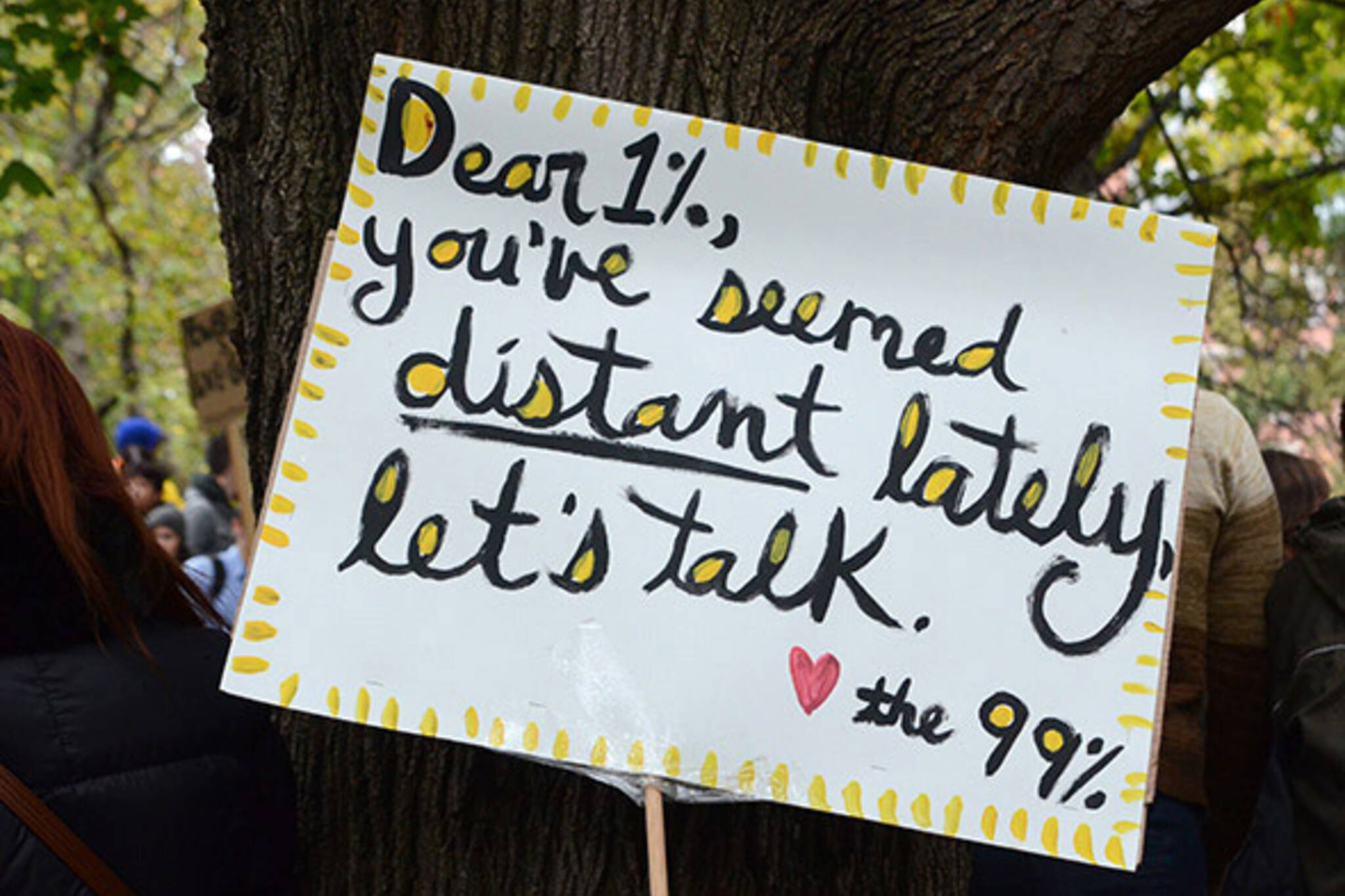 Occupy Toronto protest sign