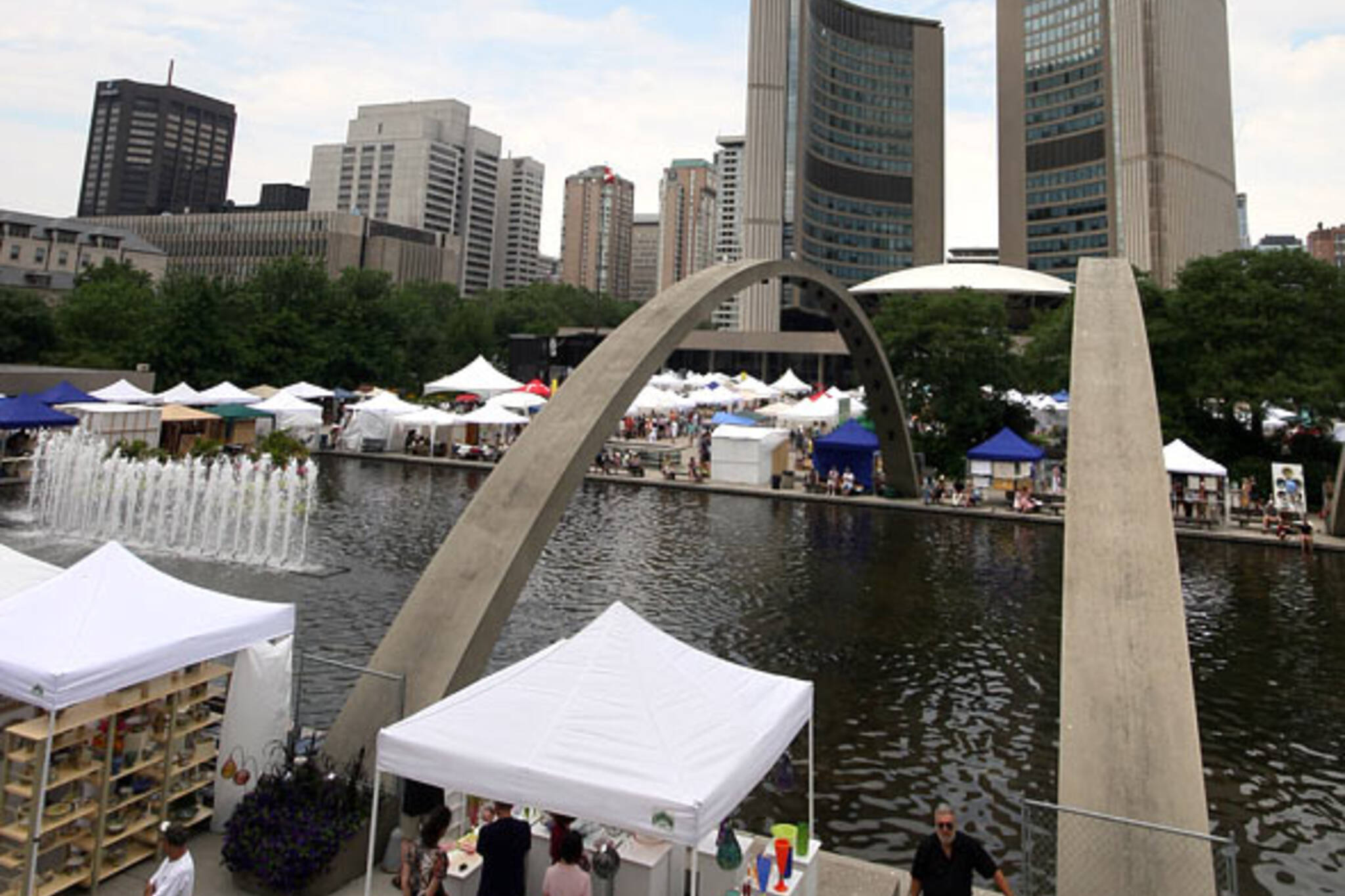 Toronto Outdoor Art Exhibition at Nathan Phillips Square