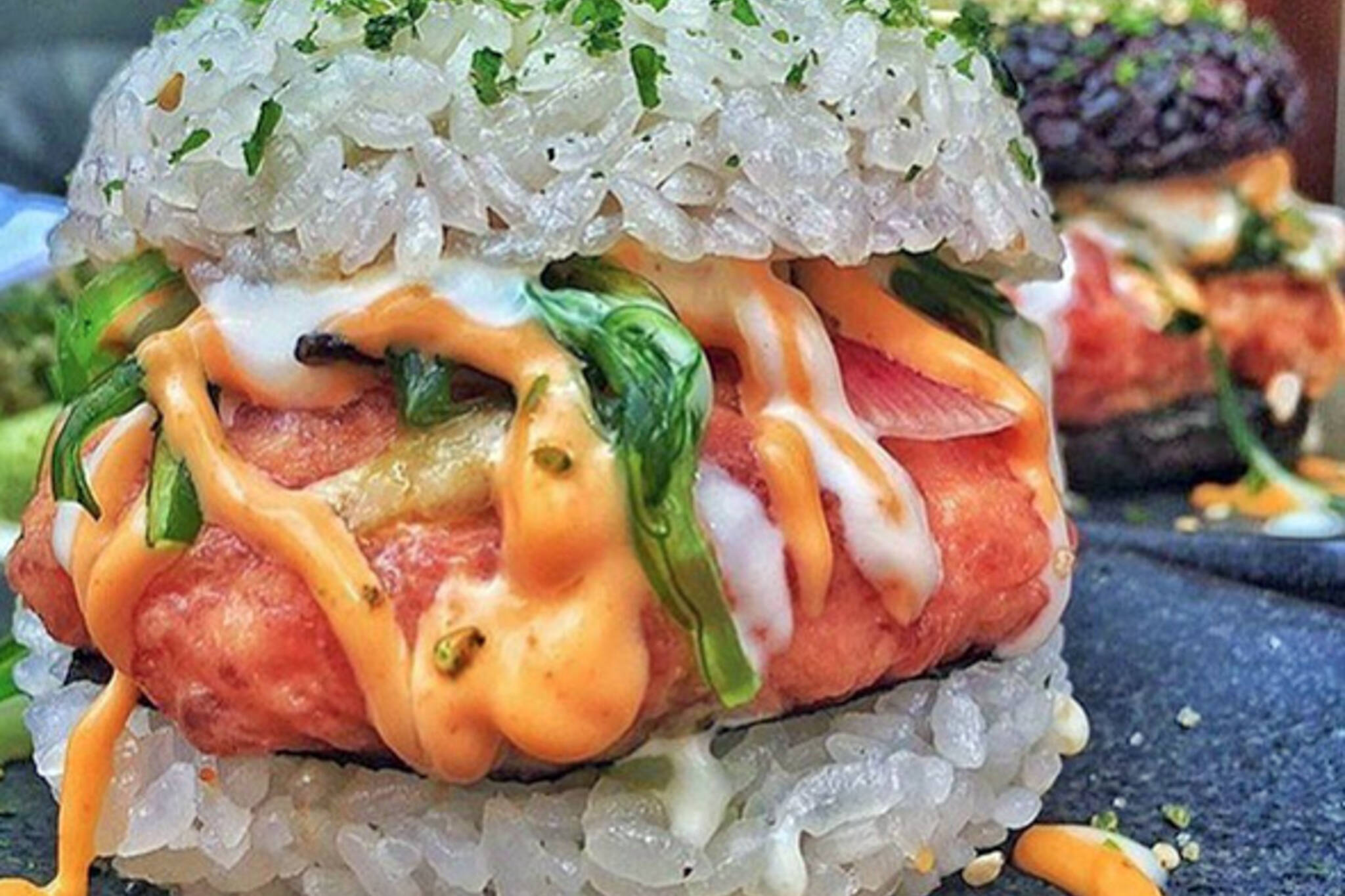 sushi burger
