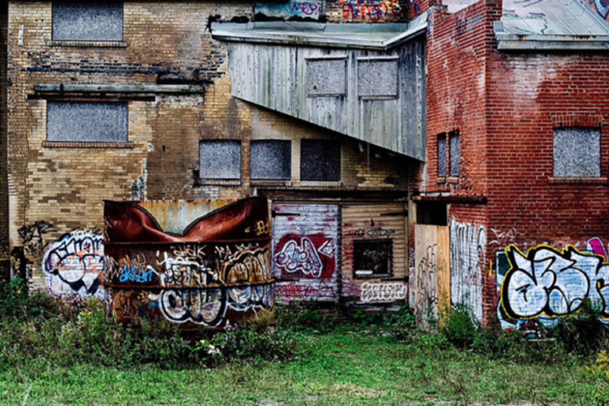 Graffiti Brick Works Toronto