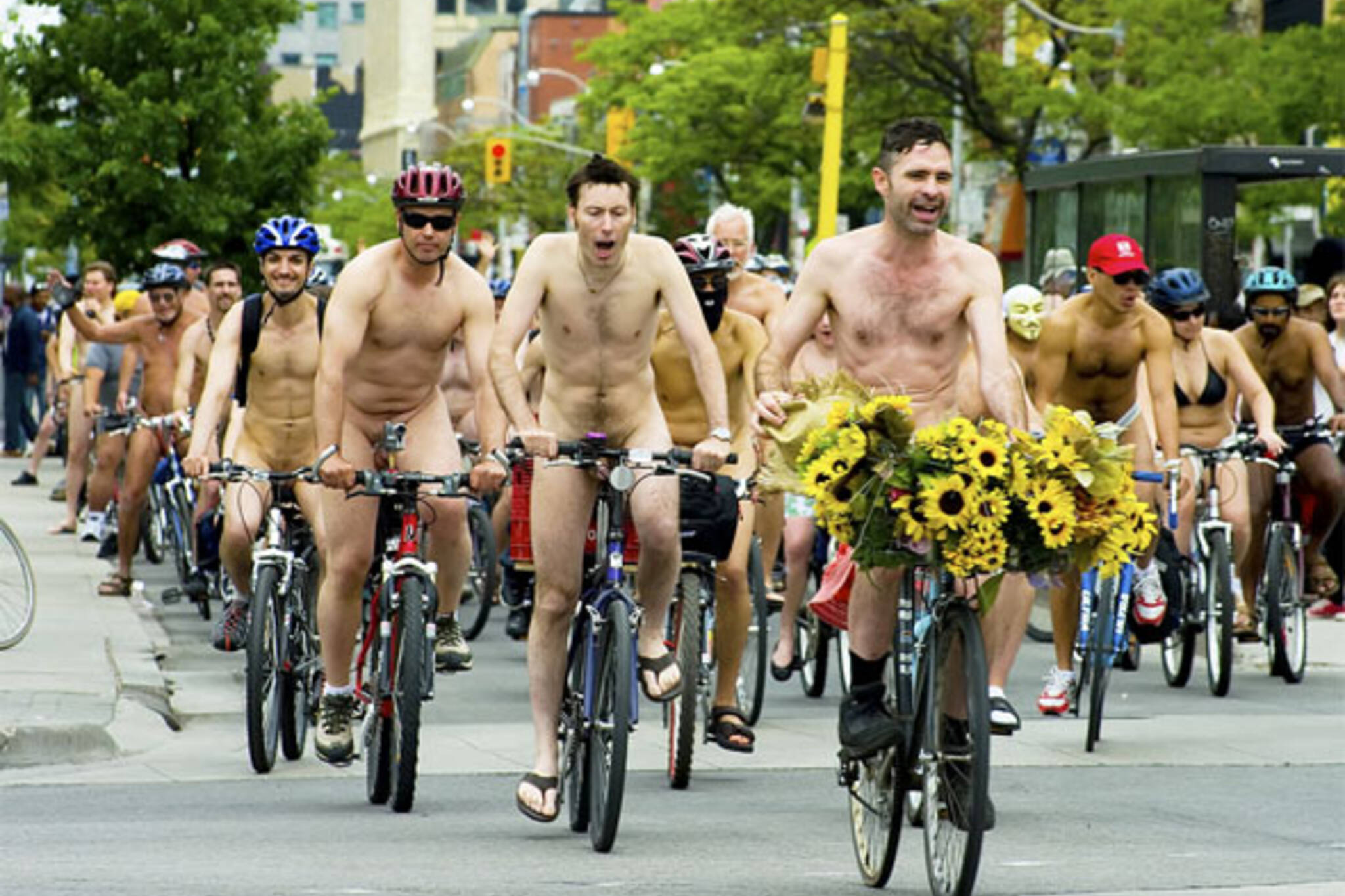 naked bike ride toronto