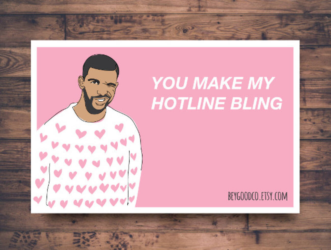 10 Drake themed Valentine's Day cards