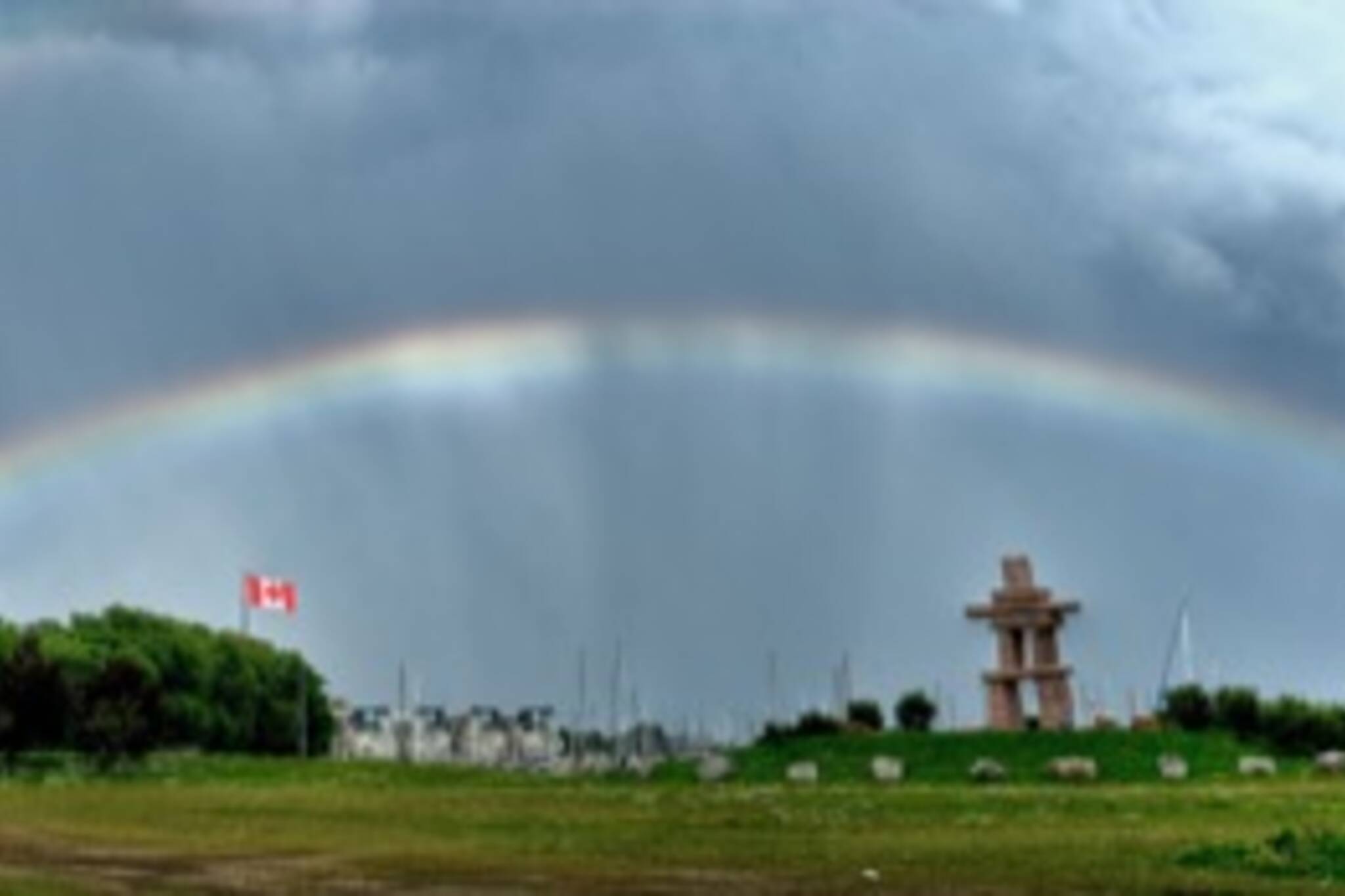 Toronto Rainbowed Sky