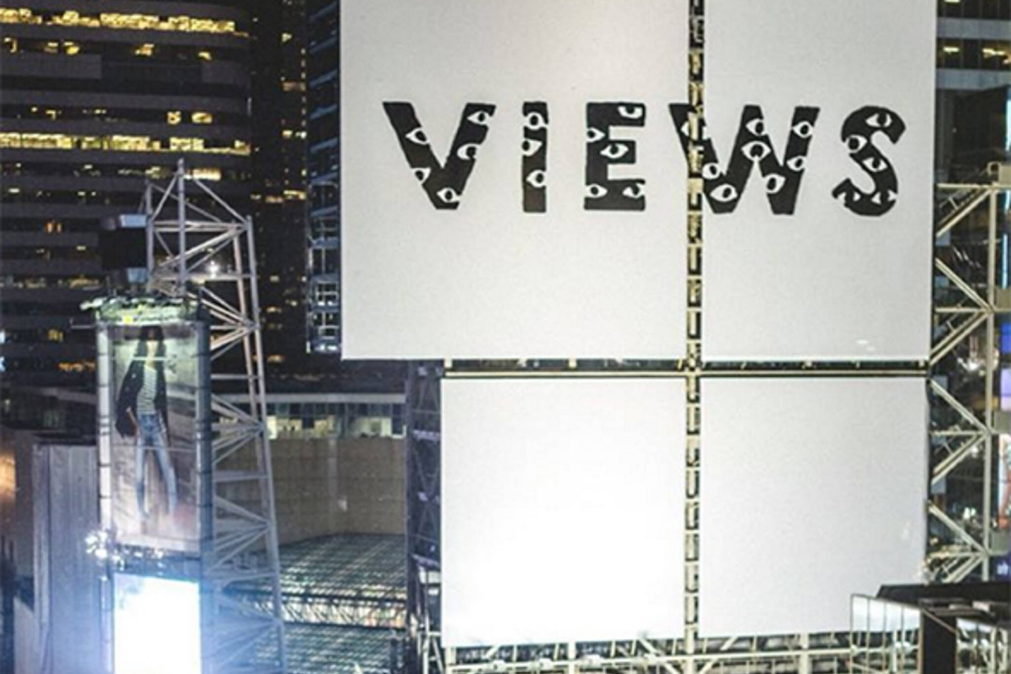 Drake views billboard
