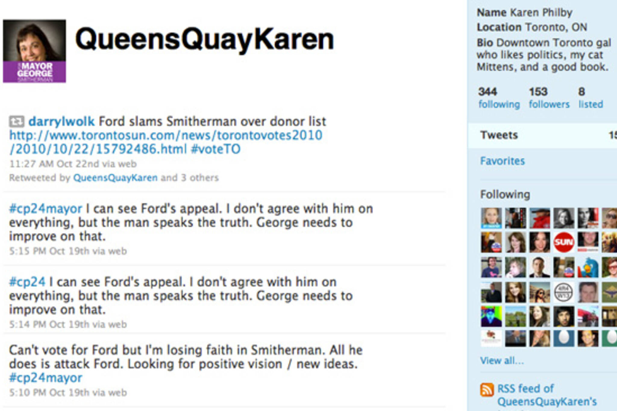 Rob Ford Fake Twitter Queens Quay
