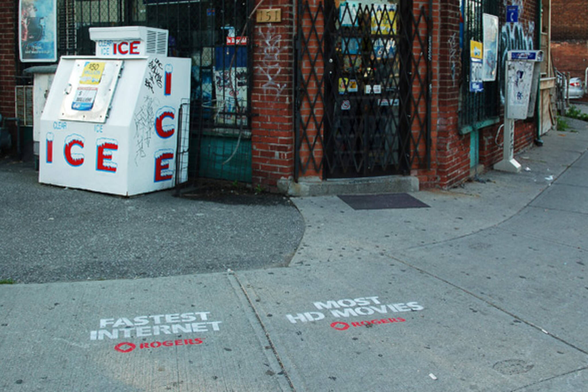 rogers illegal sidewalk ads