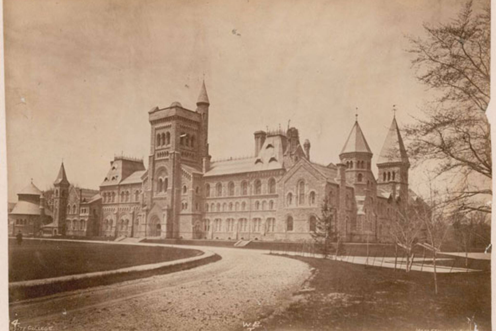 toronto university college before fire 1800s