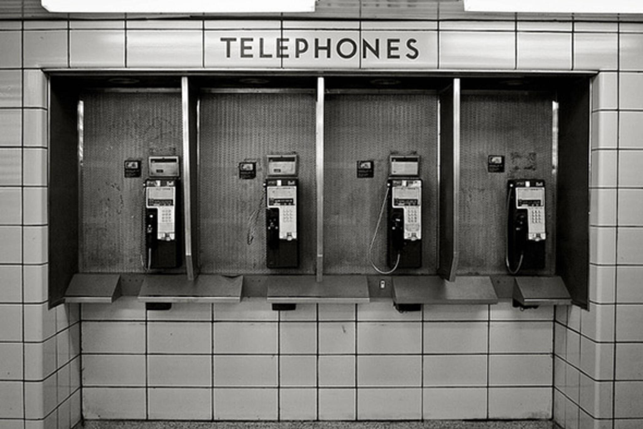phone, booth, subway
