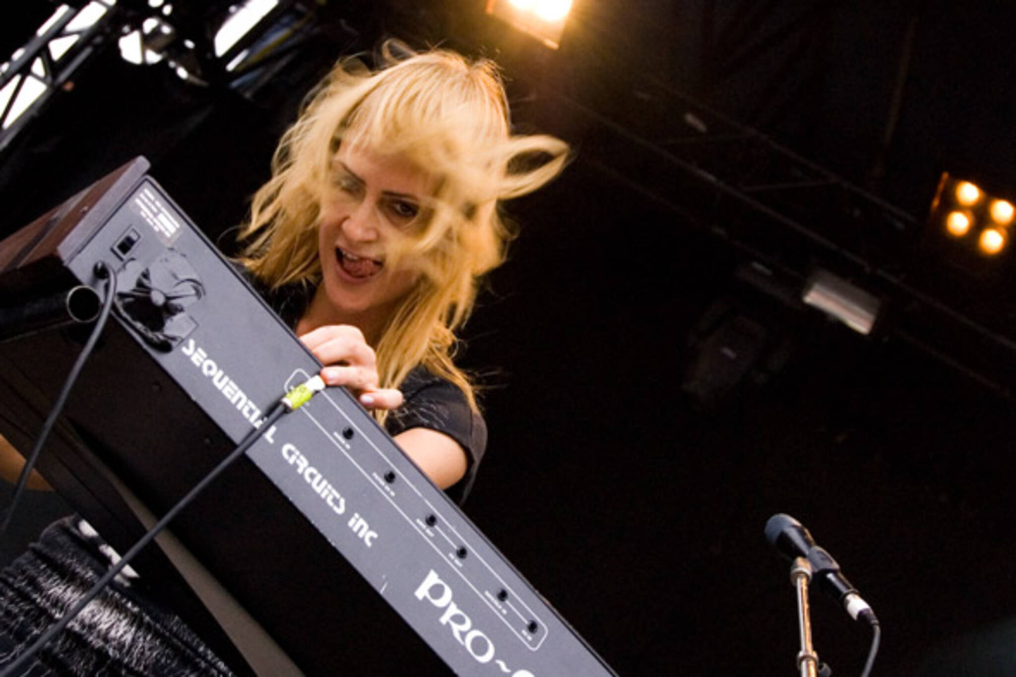 Virgin Fest, Metric's Emily Haines, Photo by Ryan Couldrey