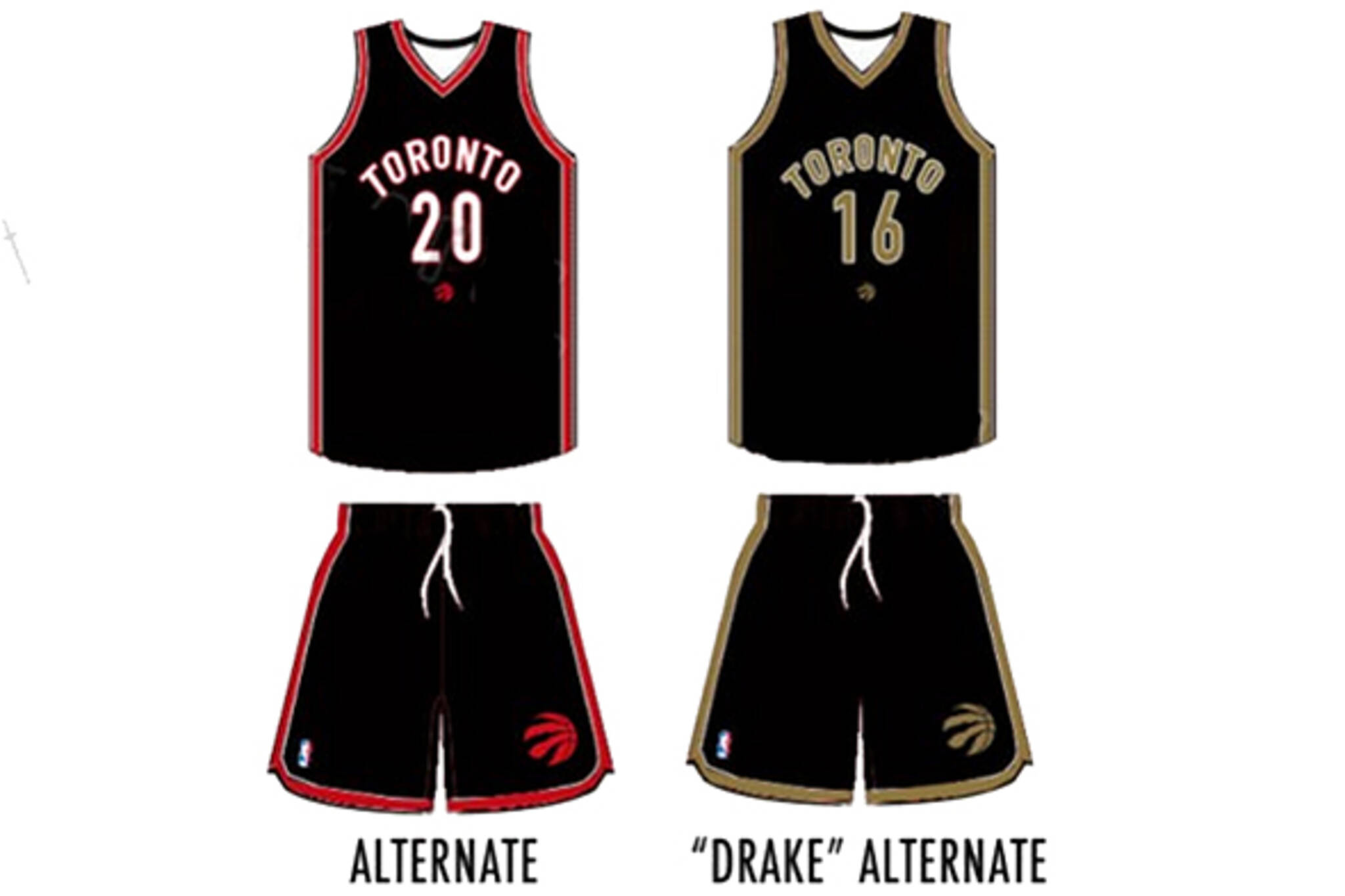 NBA uniform leaks feature Raptors' Drake alternate, Clutch City