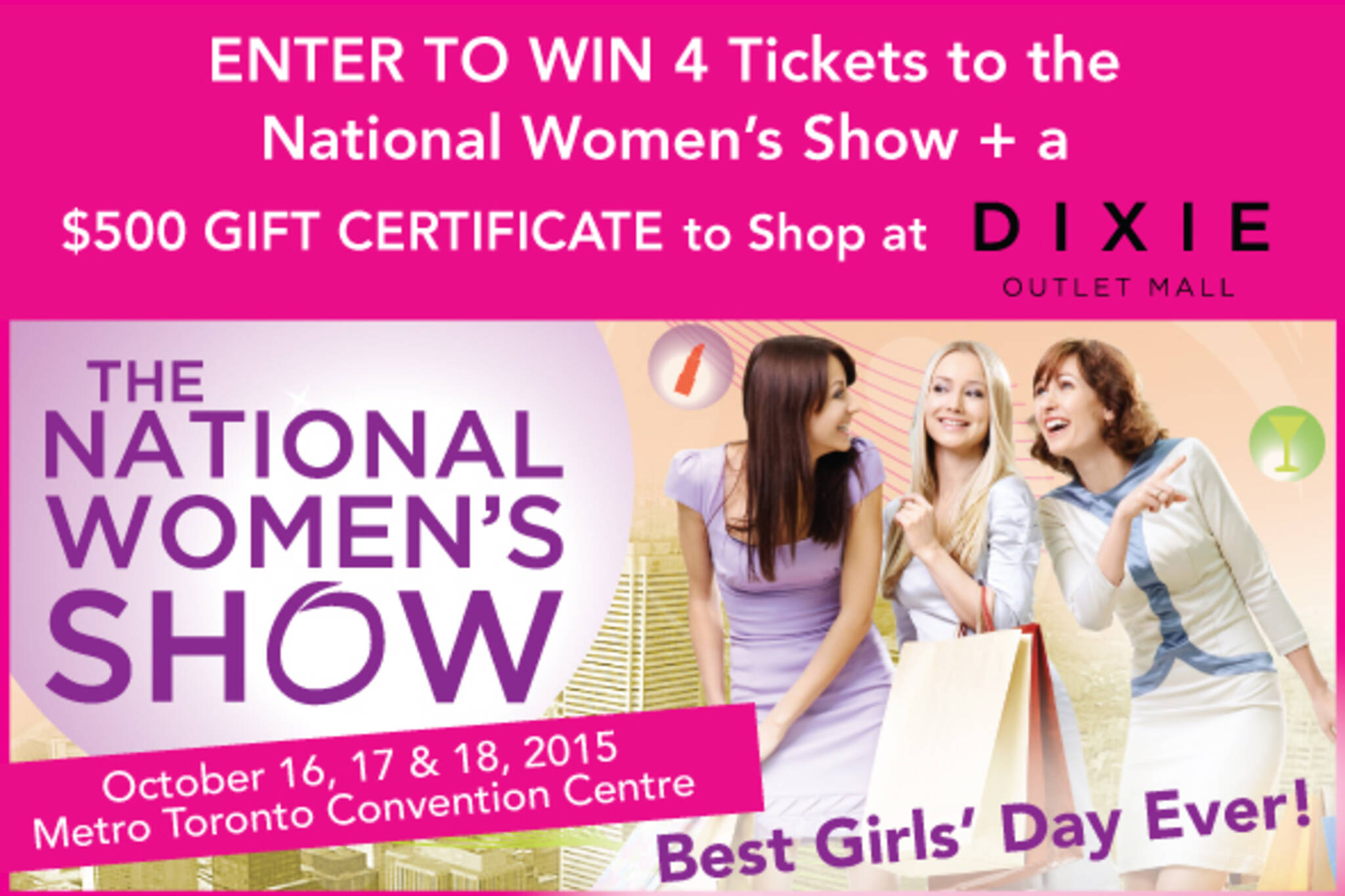 Contest Win tickets to the National Women's Show