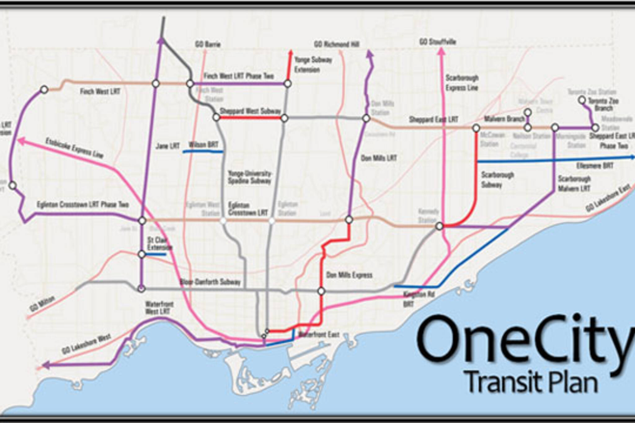 ttc stintz onecity transit map