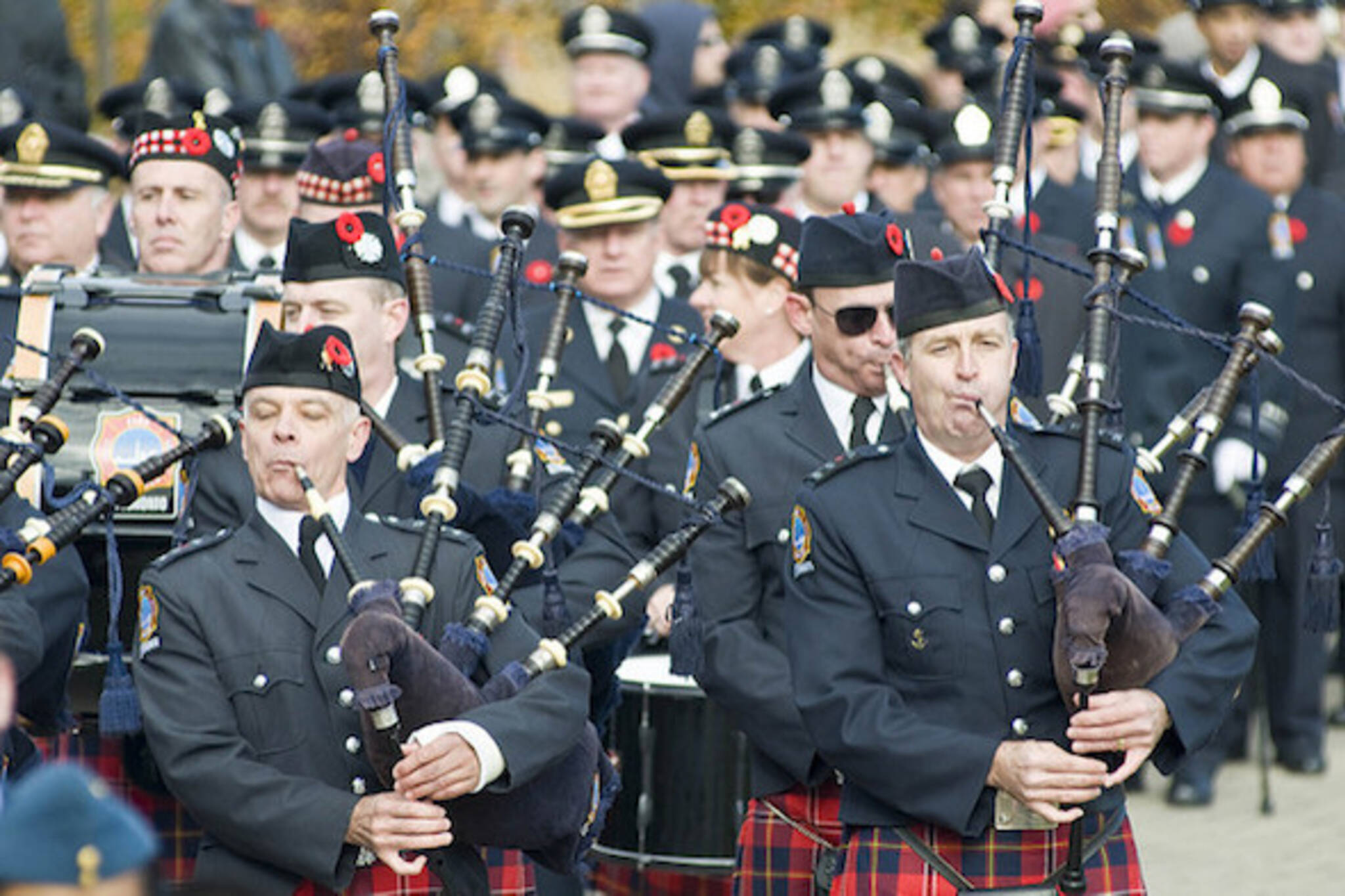 bag pipers remembrance day toronto