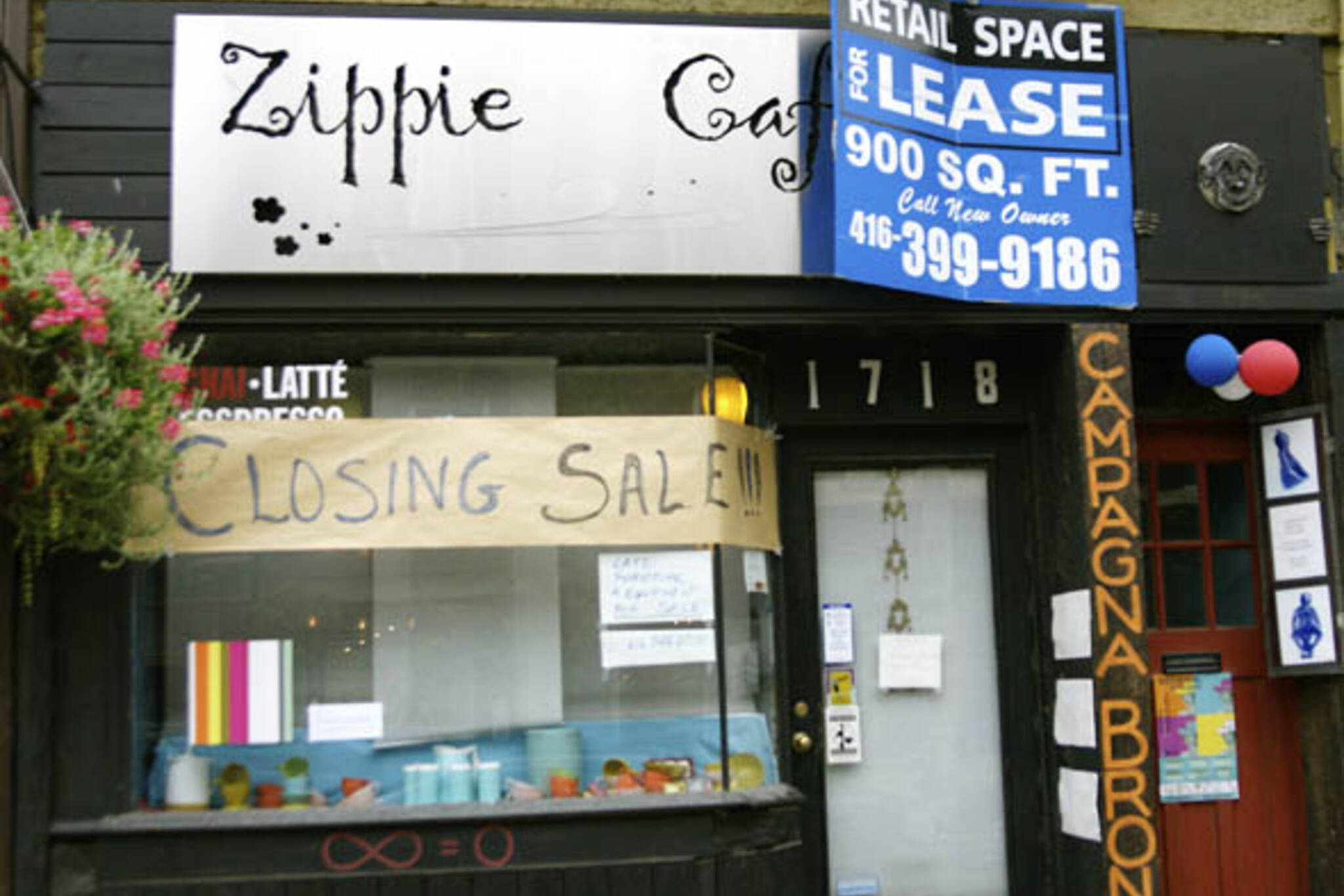 The Zippie Cafe in Parkdale closes its doors