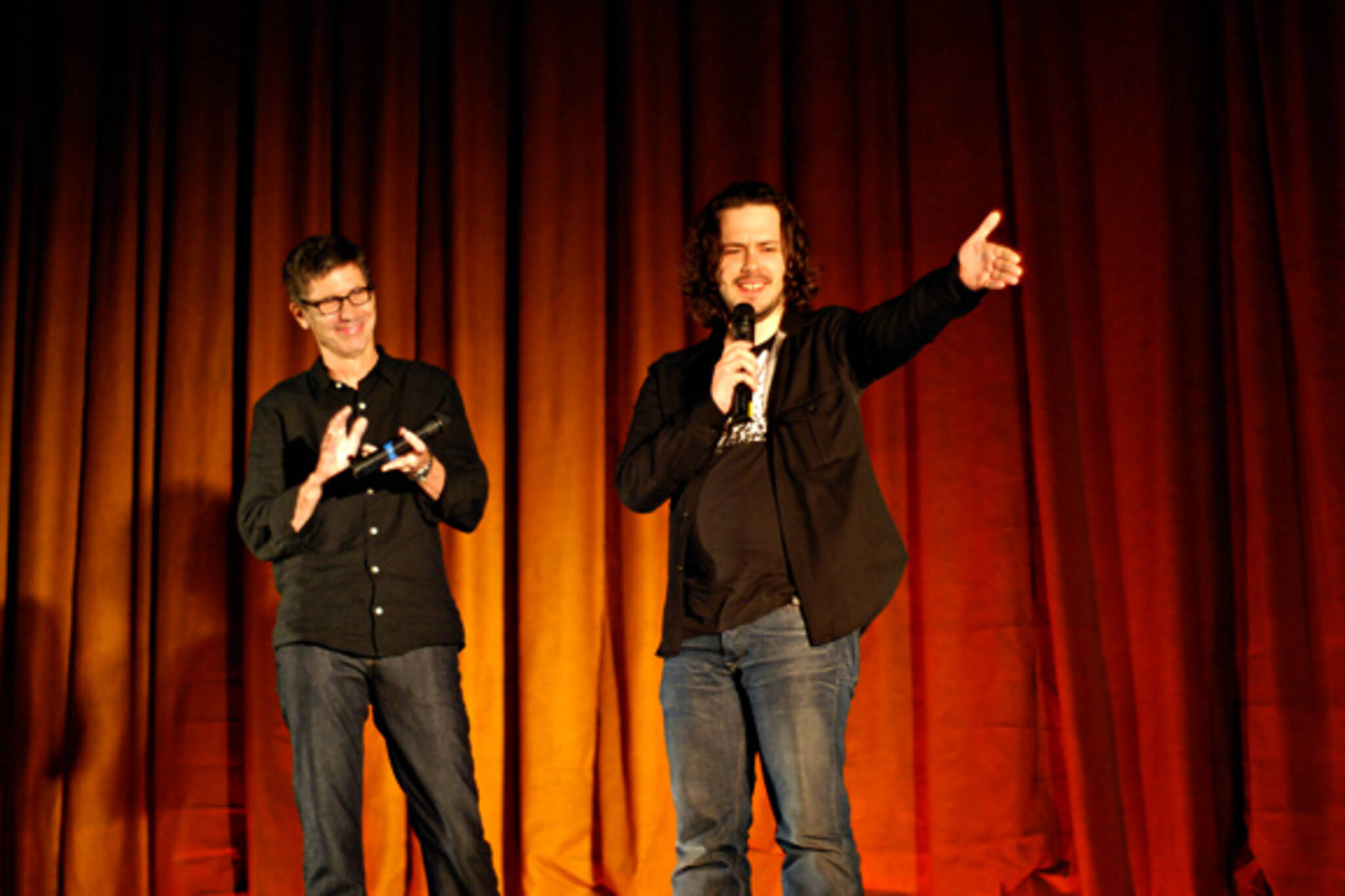 Edgar Wright and Bill Pope