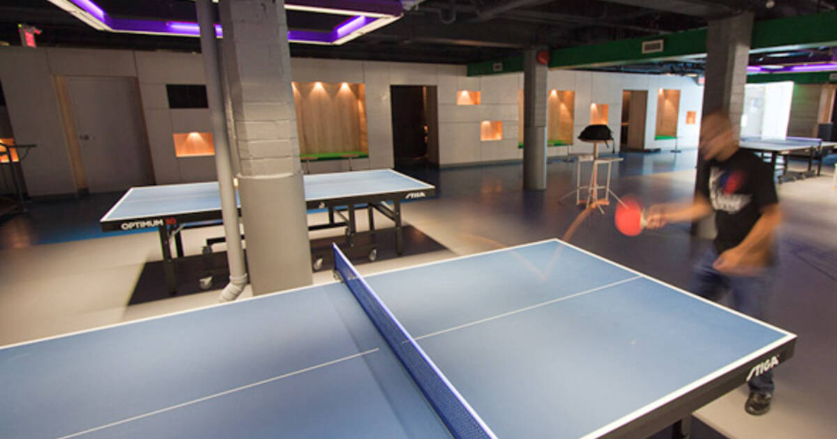 Huge ping pong club opens on King West