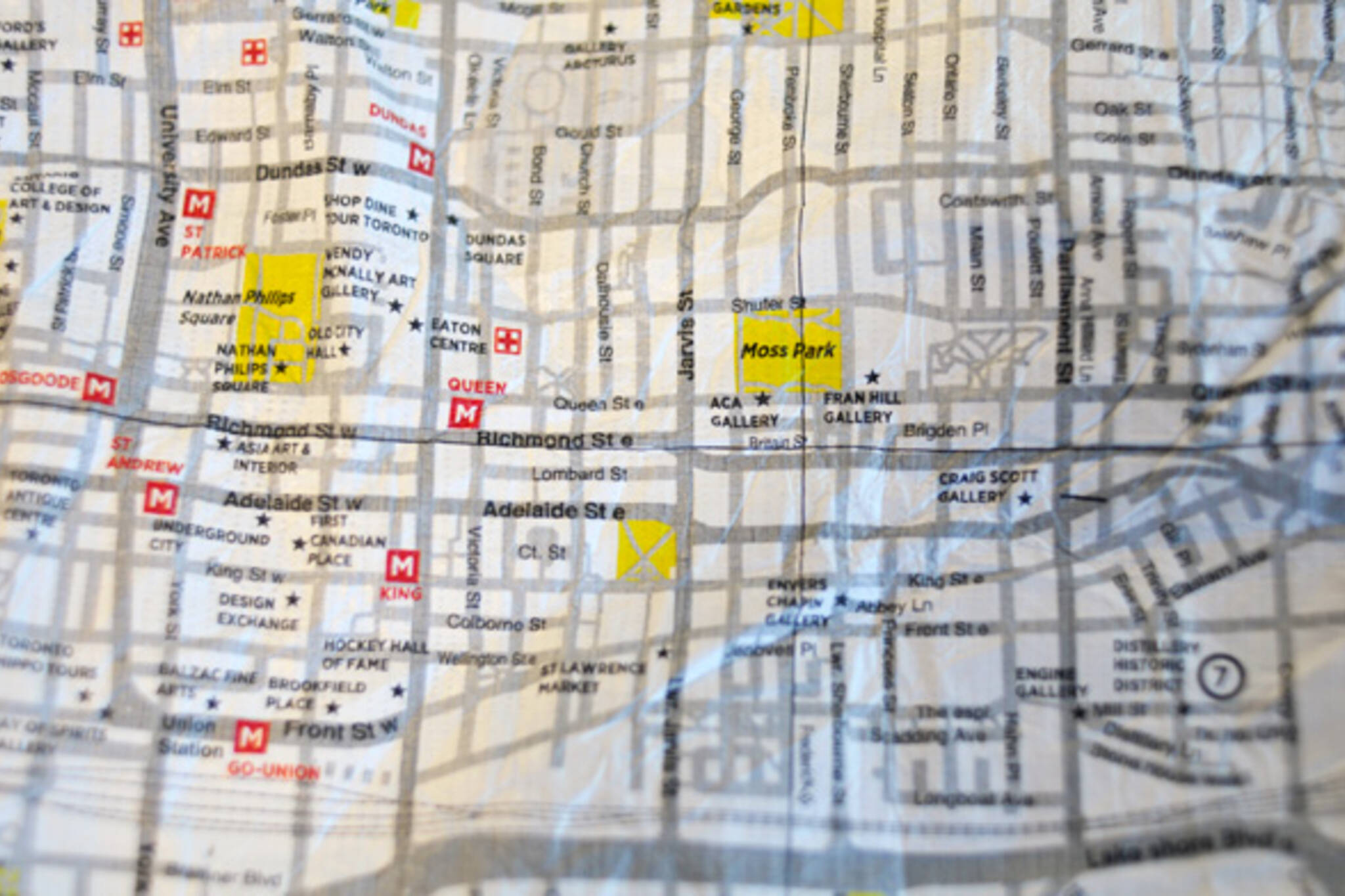 Crumpled City Maps