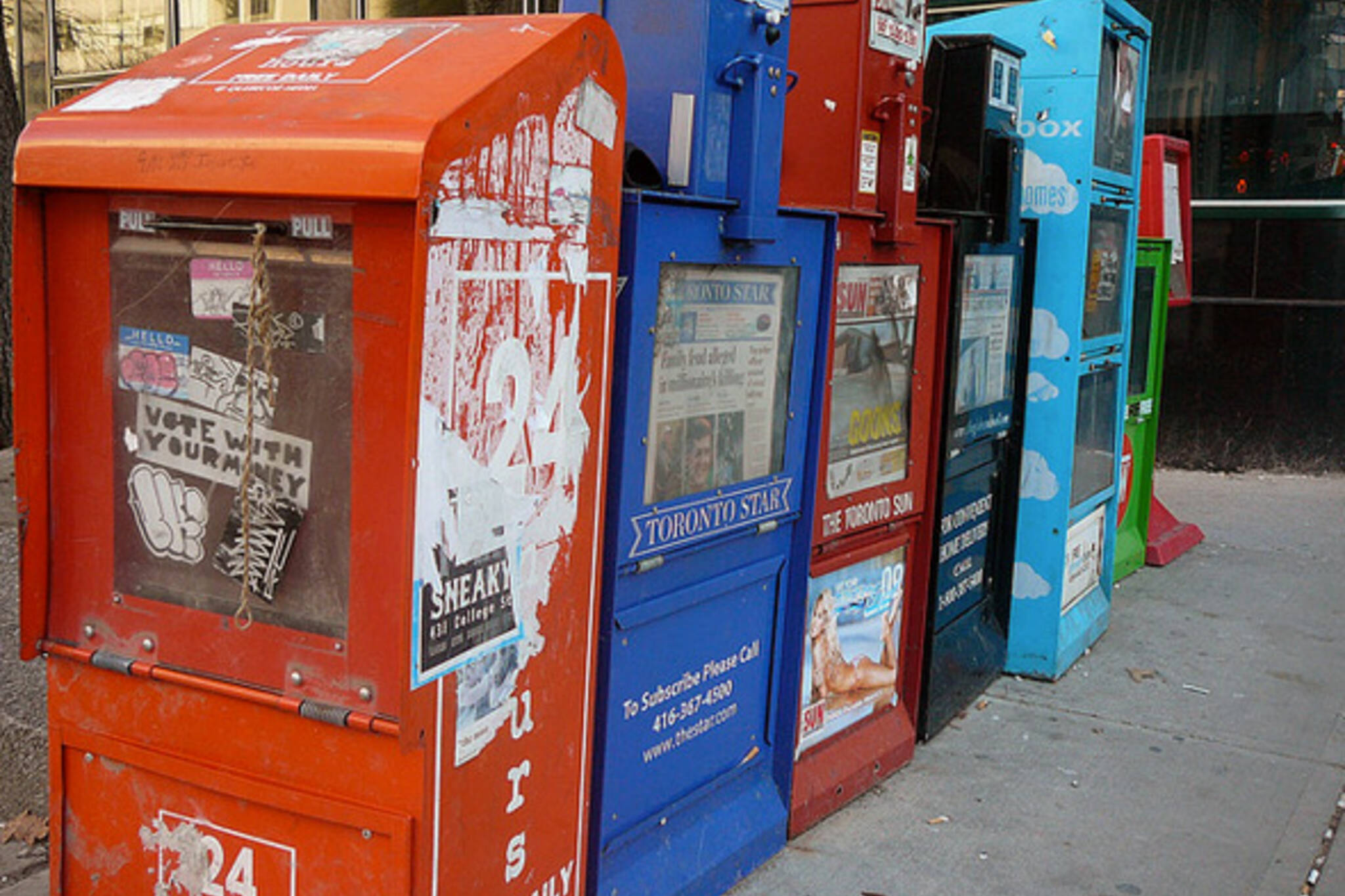 24 Hours Newspaper Box