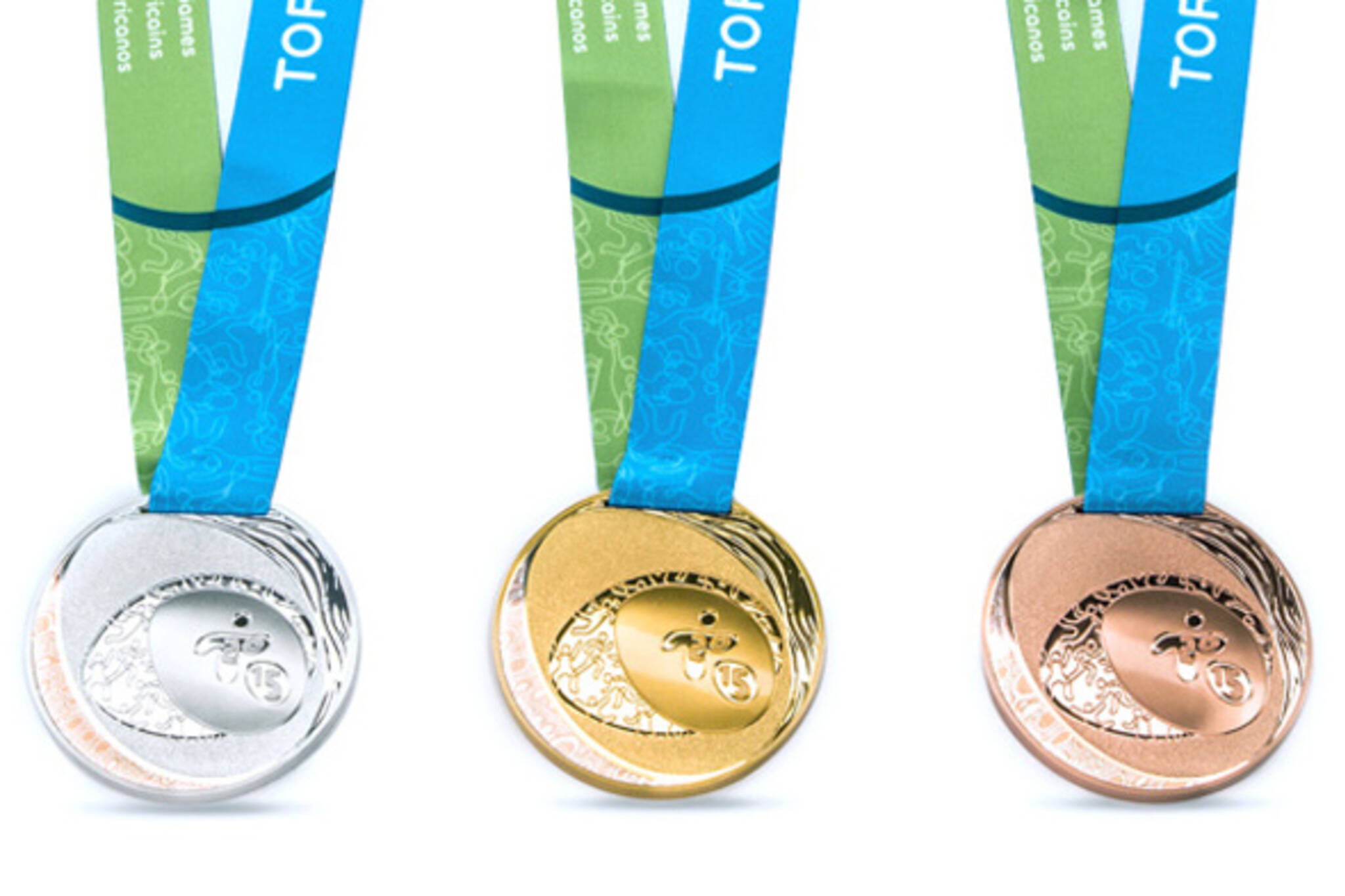 This is what the Pan Am Games medals will look like