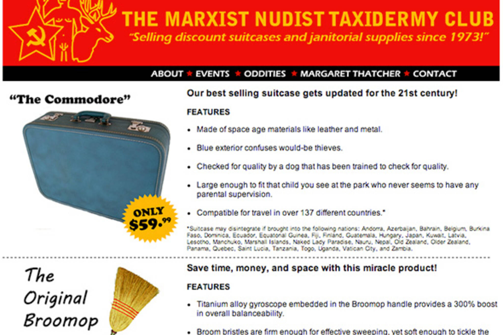 Nudist Marxist Taxidermy Club