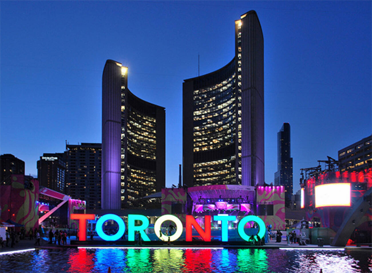 Multi-coloured Toronto sign staying put after Pan Am