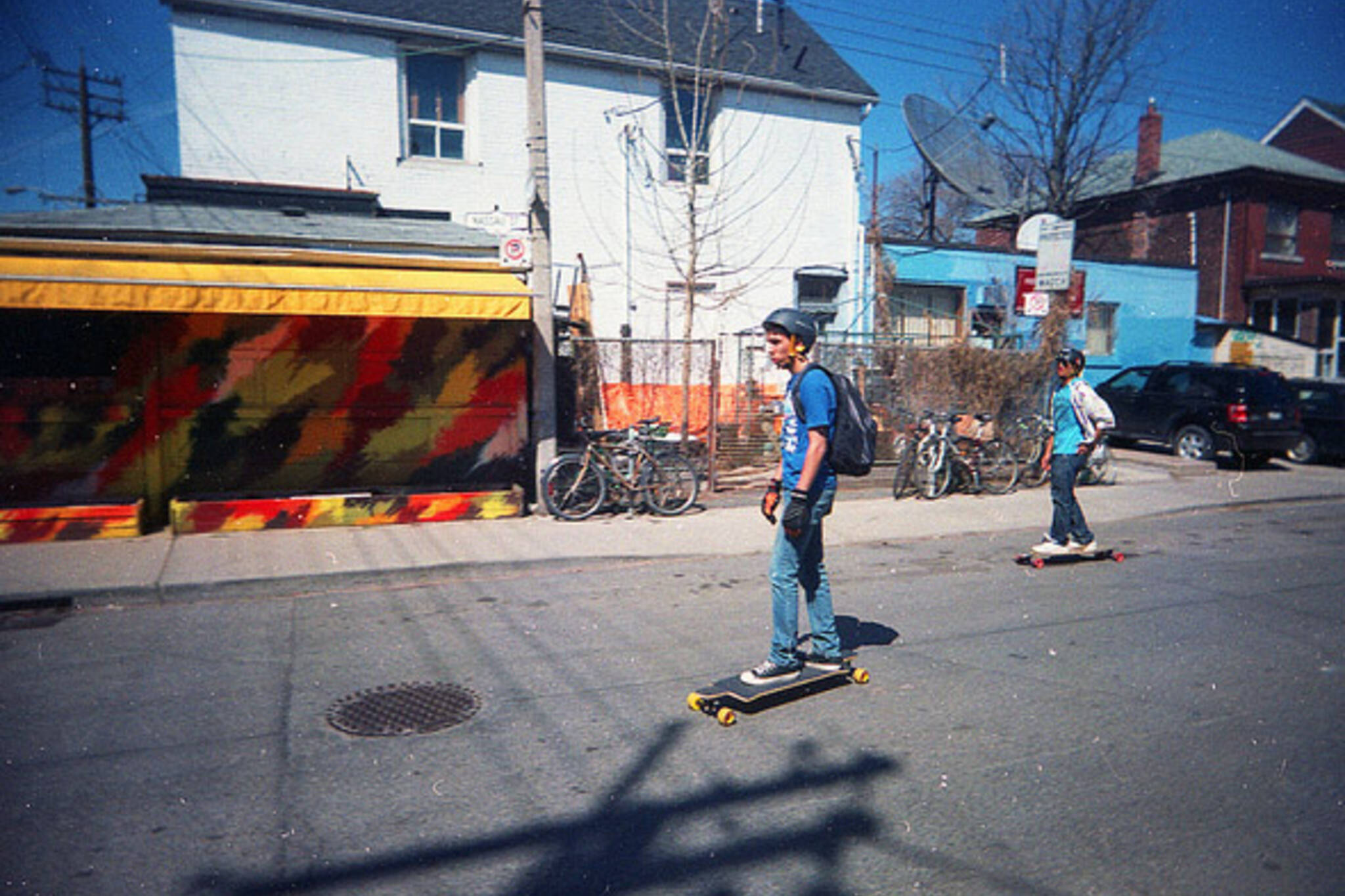 skate, summer, street