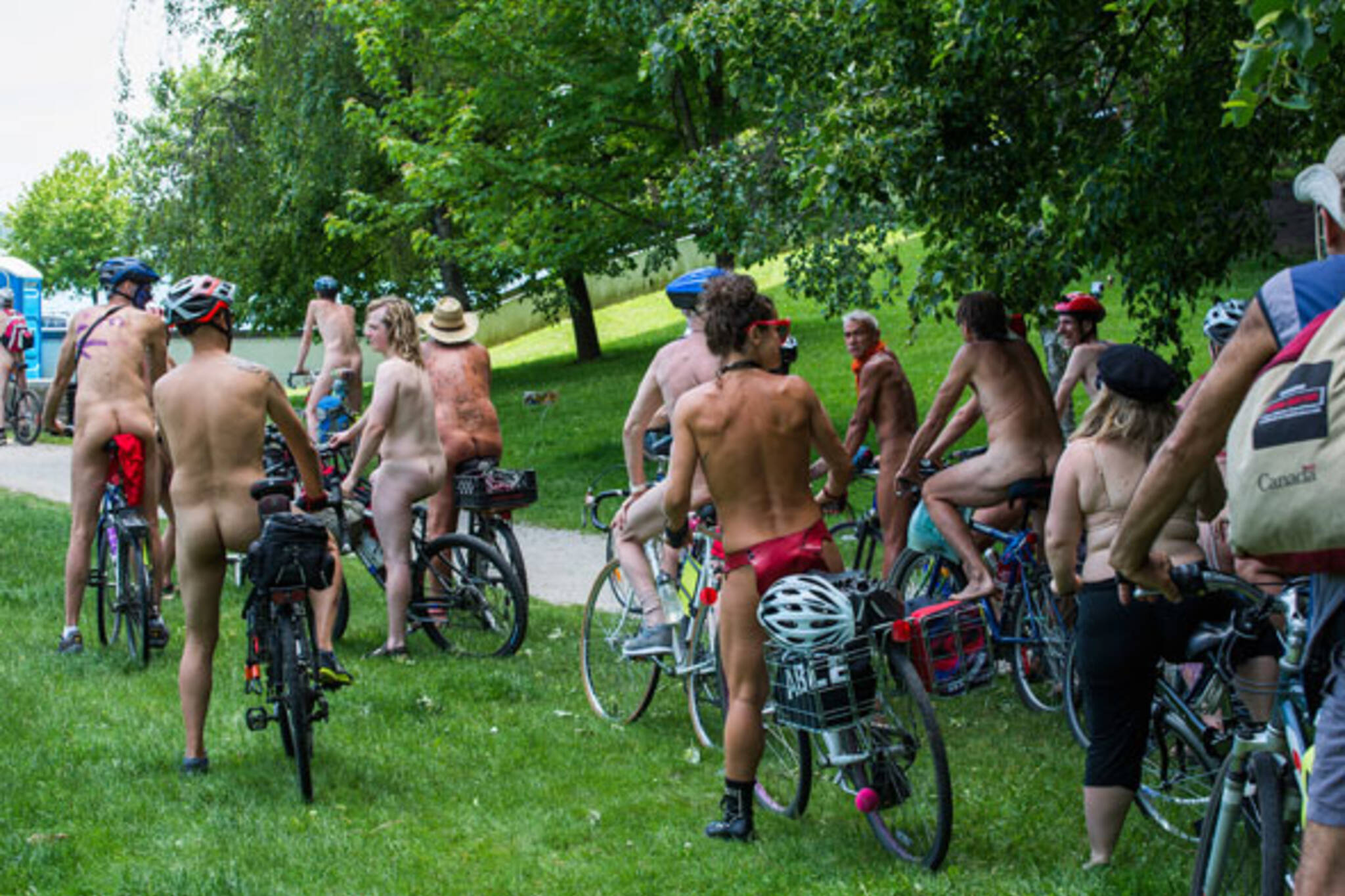World Naked Bike Ride day