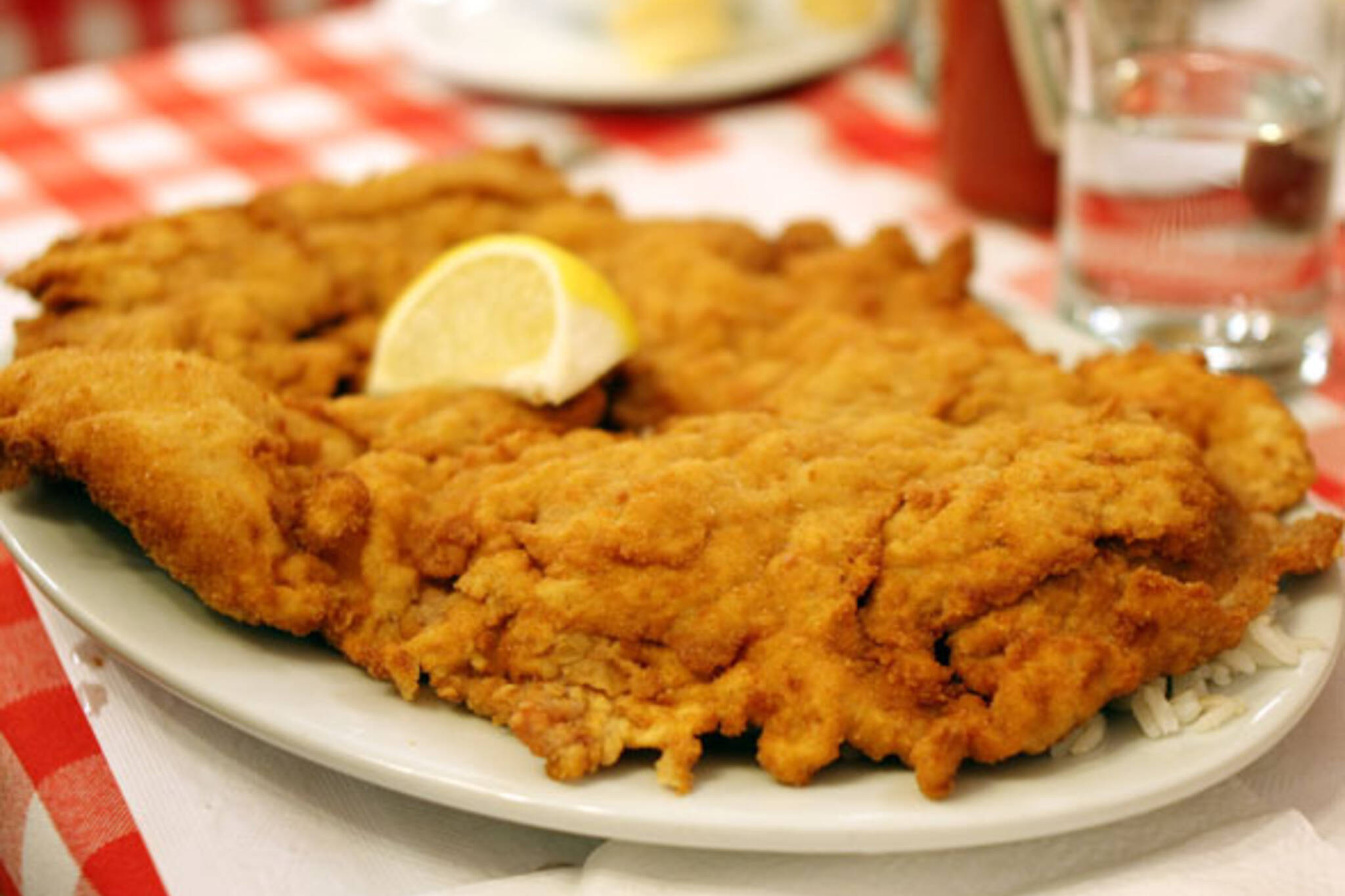 Chicken Schnitzel at Country Style Hungarian Restaurant