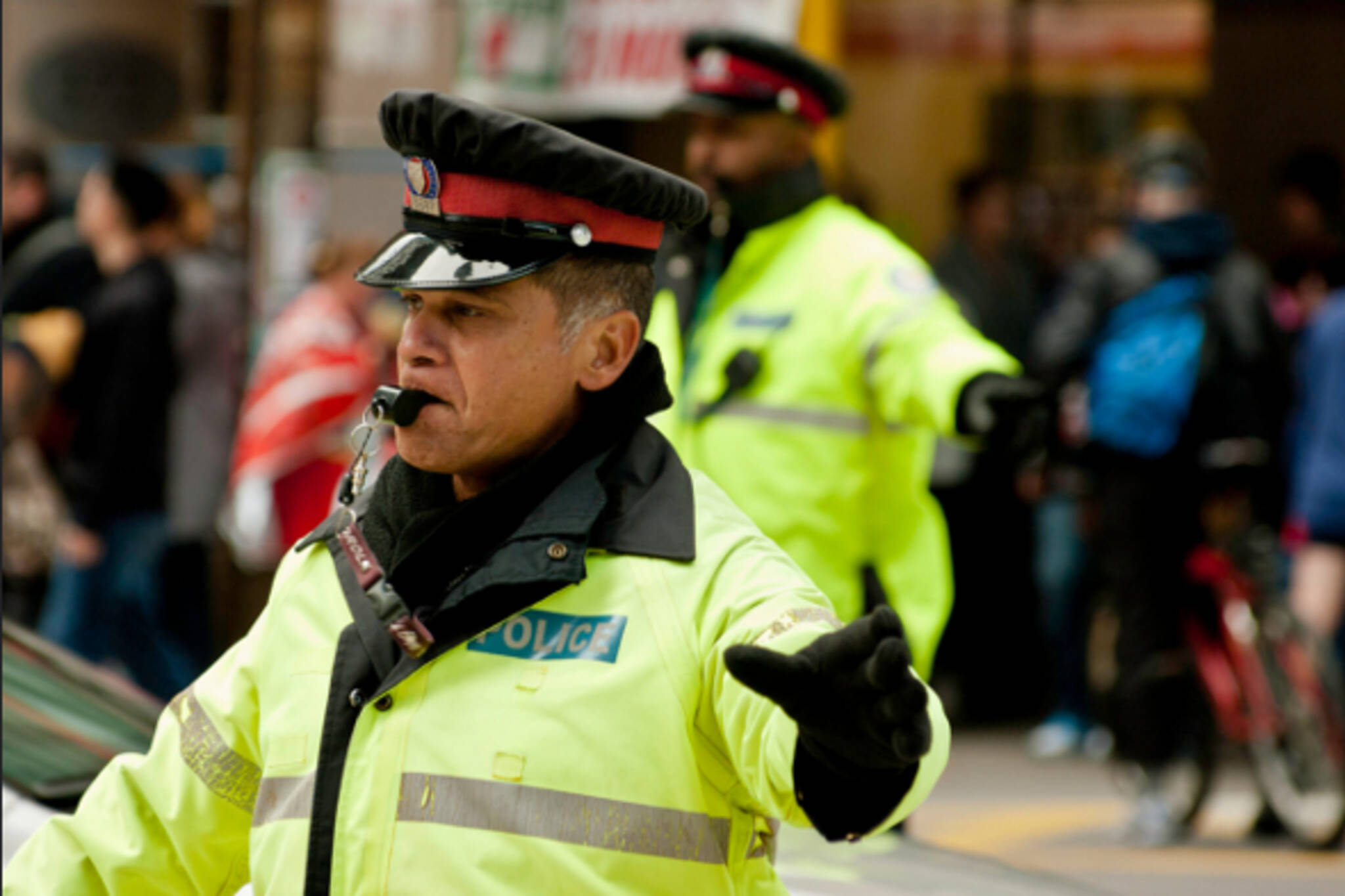 Traffic cop Toronto