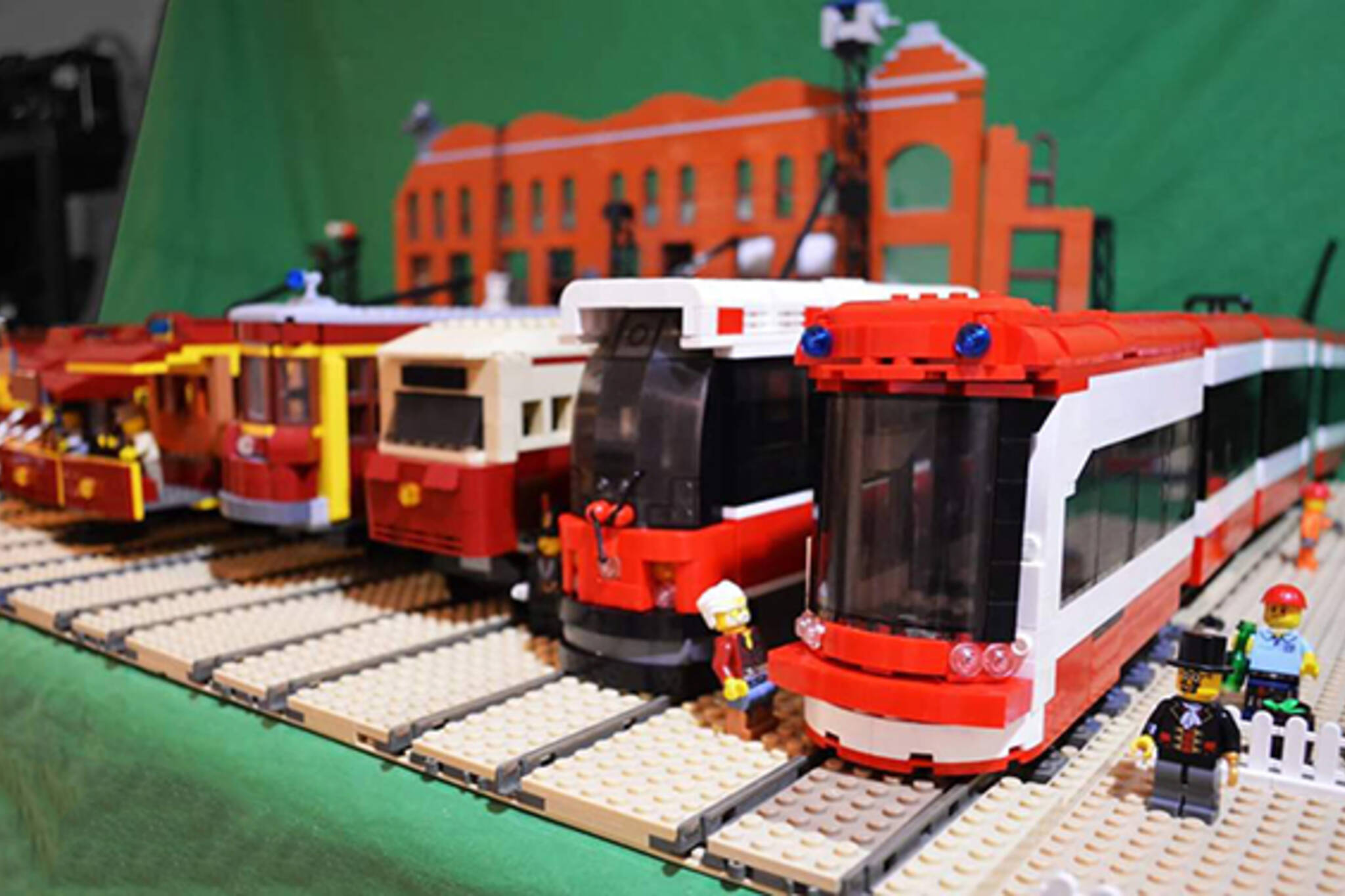 toronto streetcars LEGO
