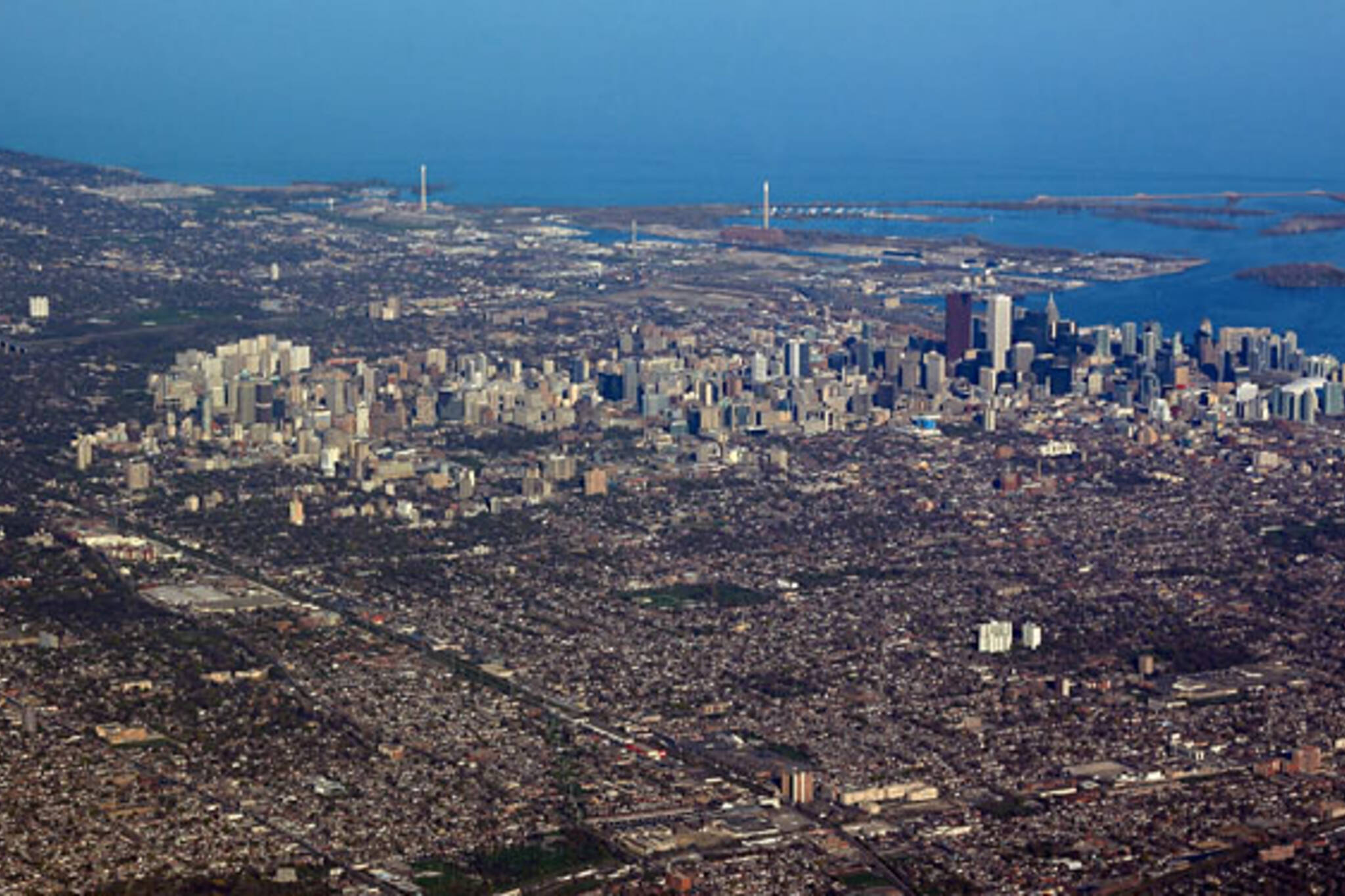 Cn Tower-less Toronto Aerial