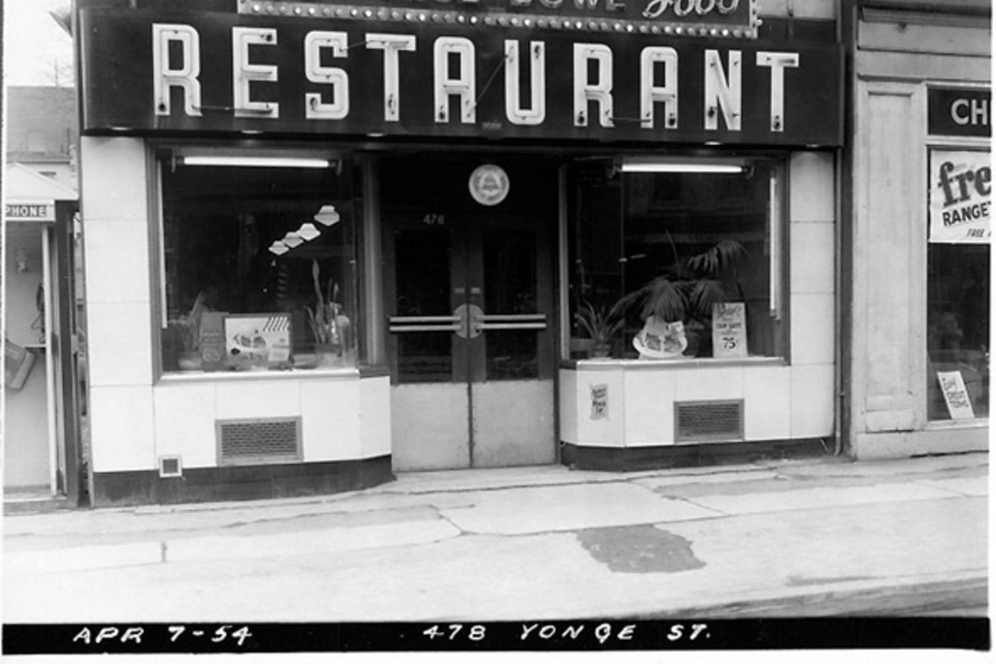Restaurants History Toronto