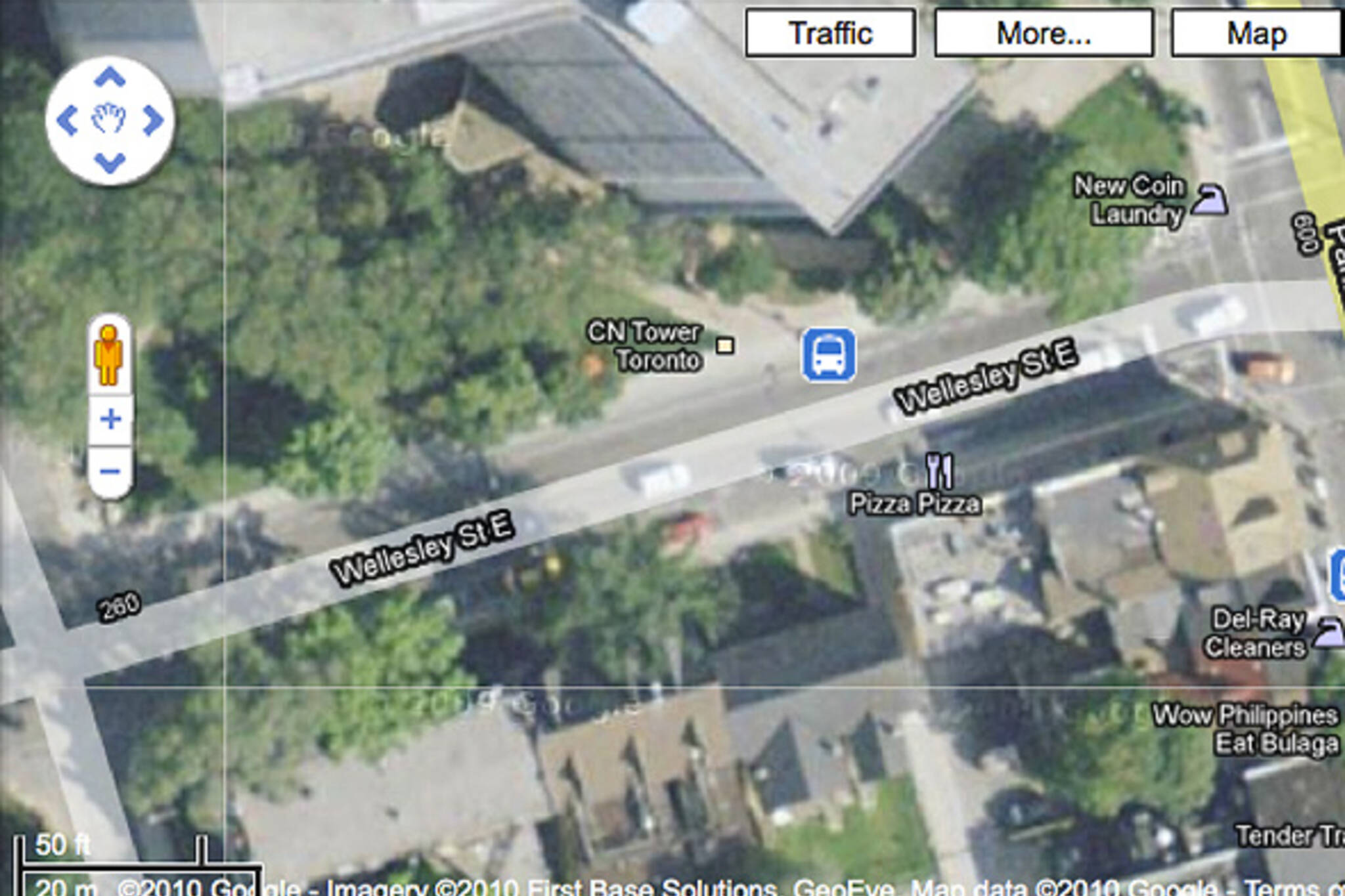 CN Tower Google Maps