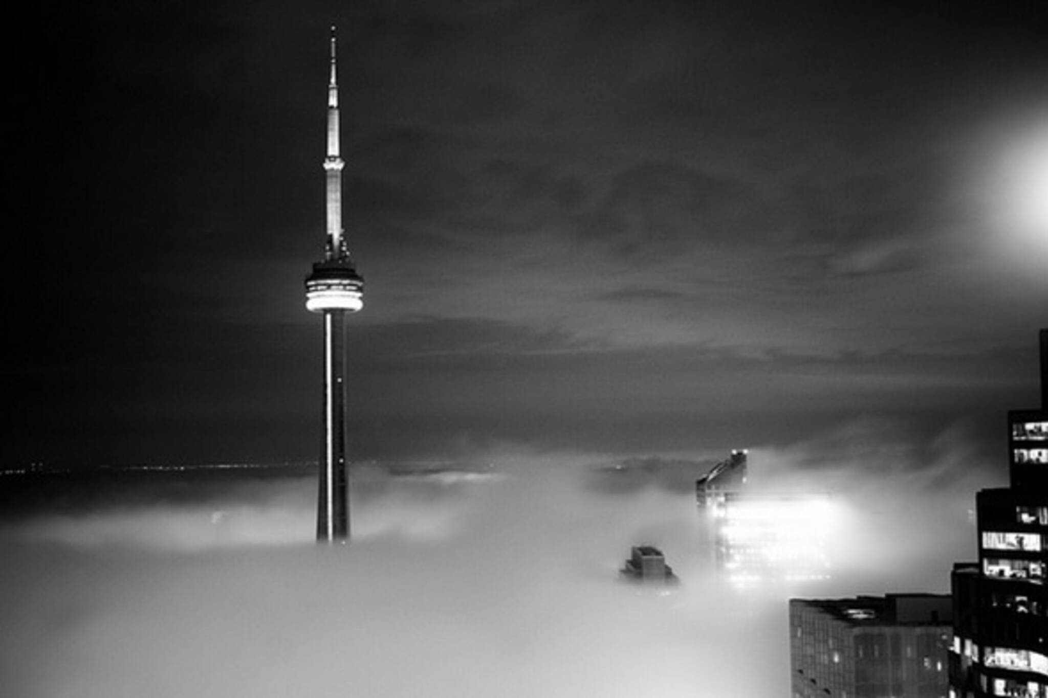 CN Tower Fog