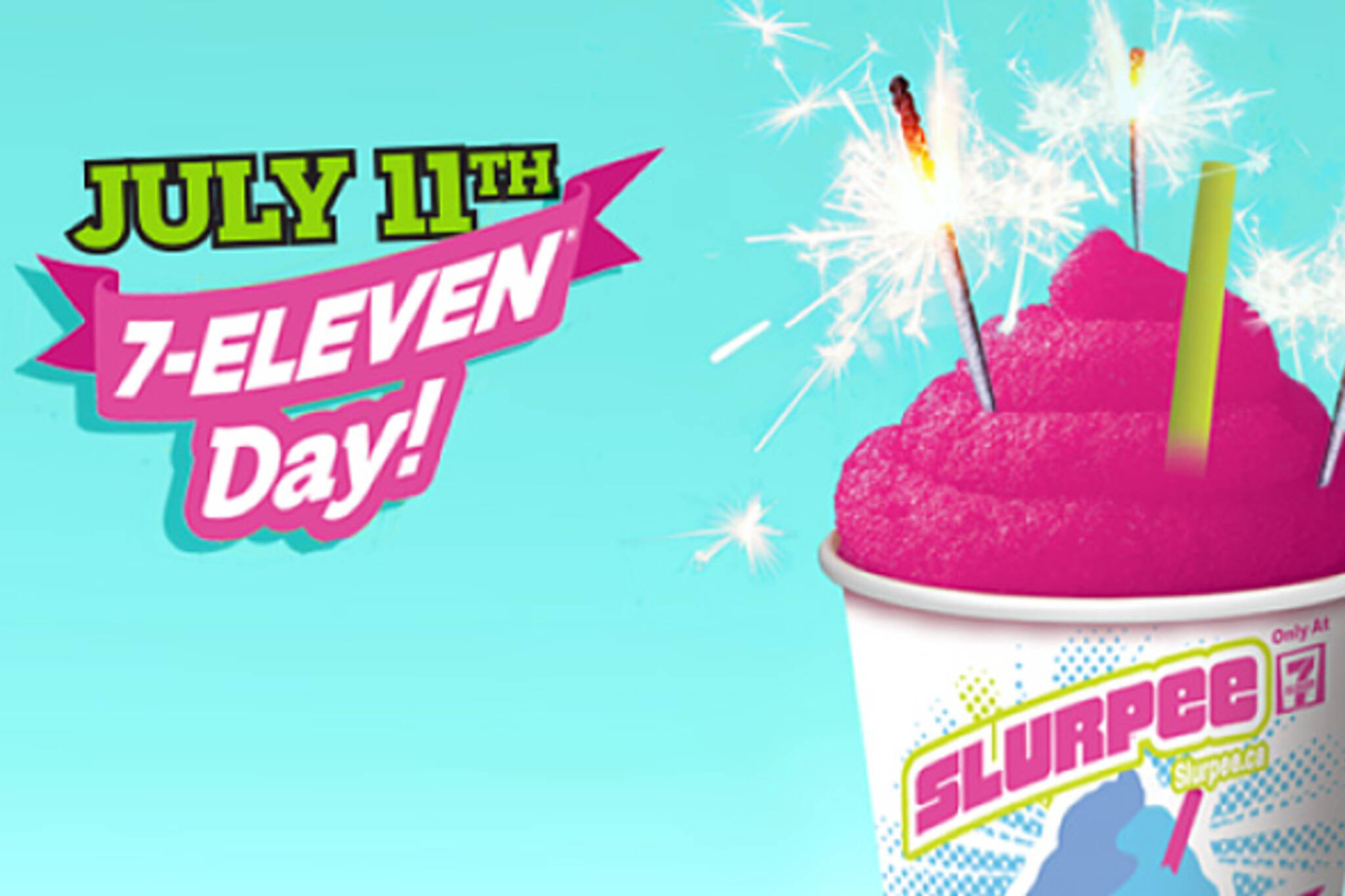 7Eleven giving away free slurpees this Saturday