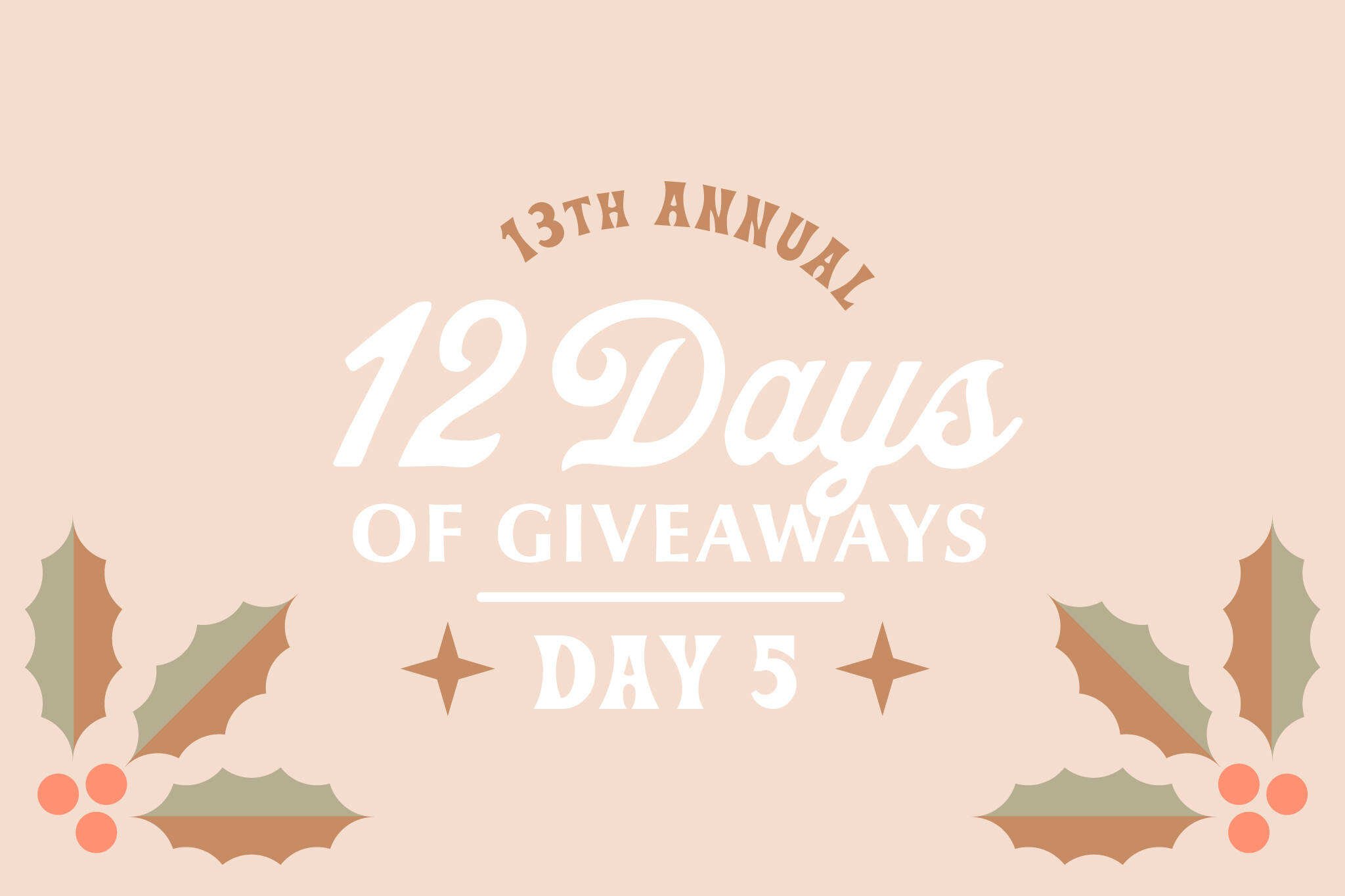 12 days giveaways contest