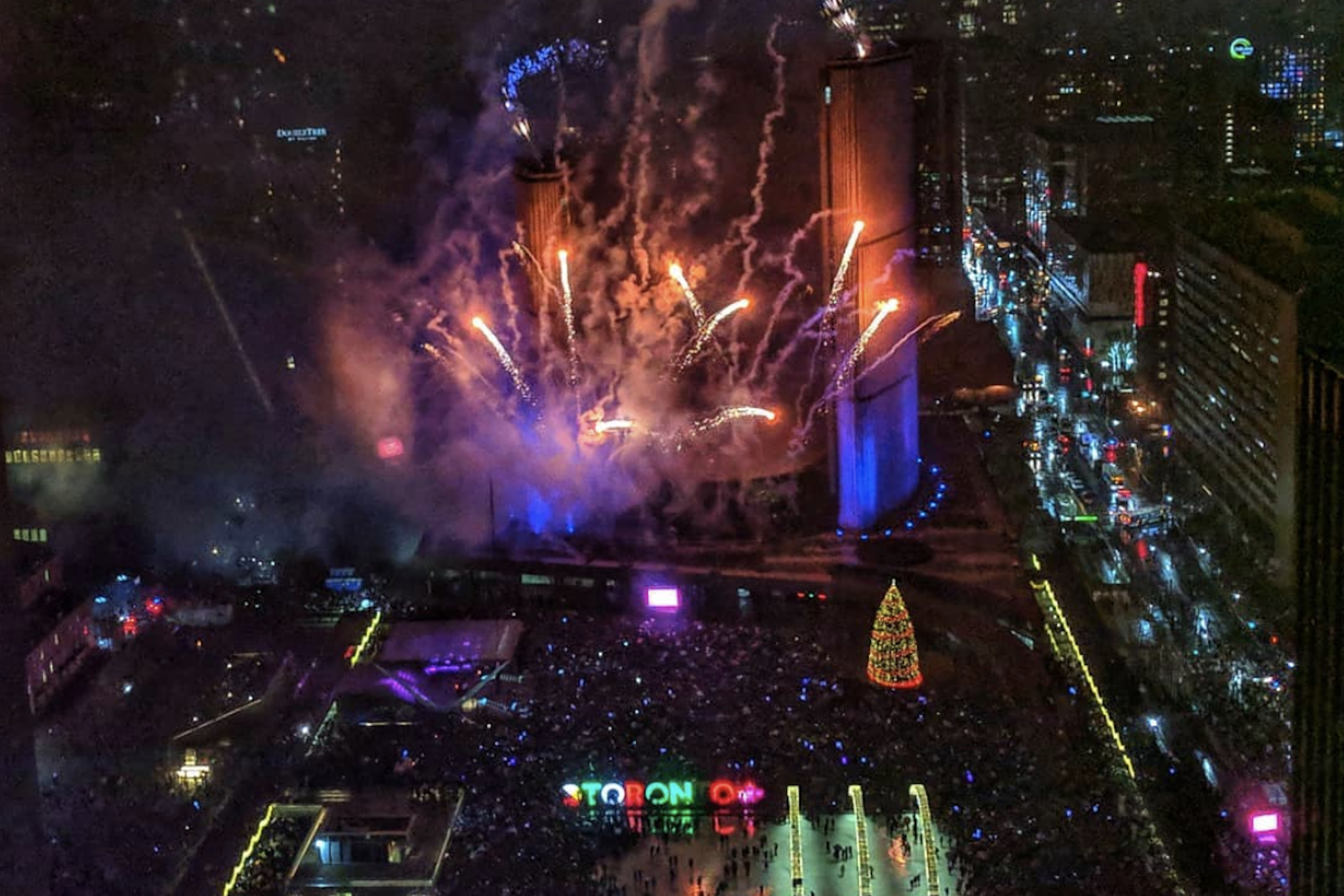 The History Of The Traditional New Year S Eve Bash At Nathan Phillips Square
