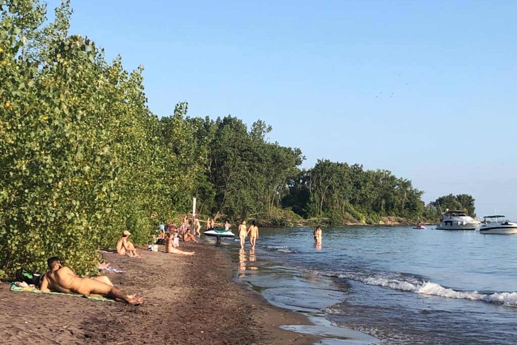 Hanlans Point is the Toronto Islands famous nude beach